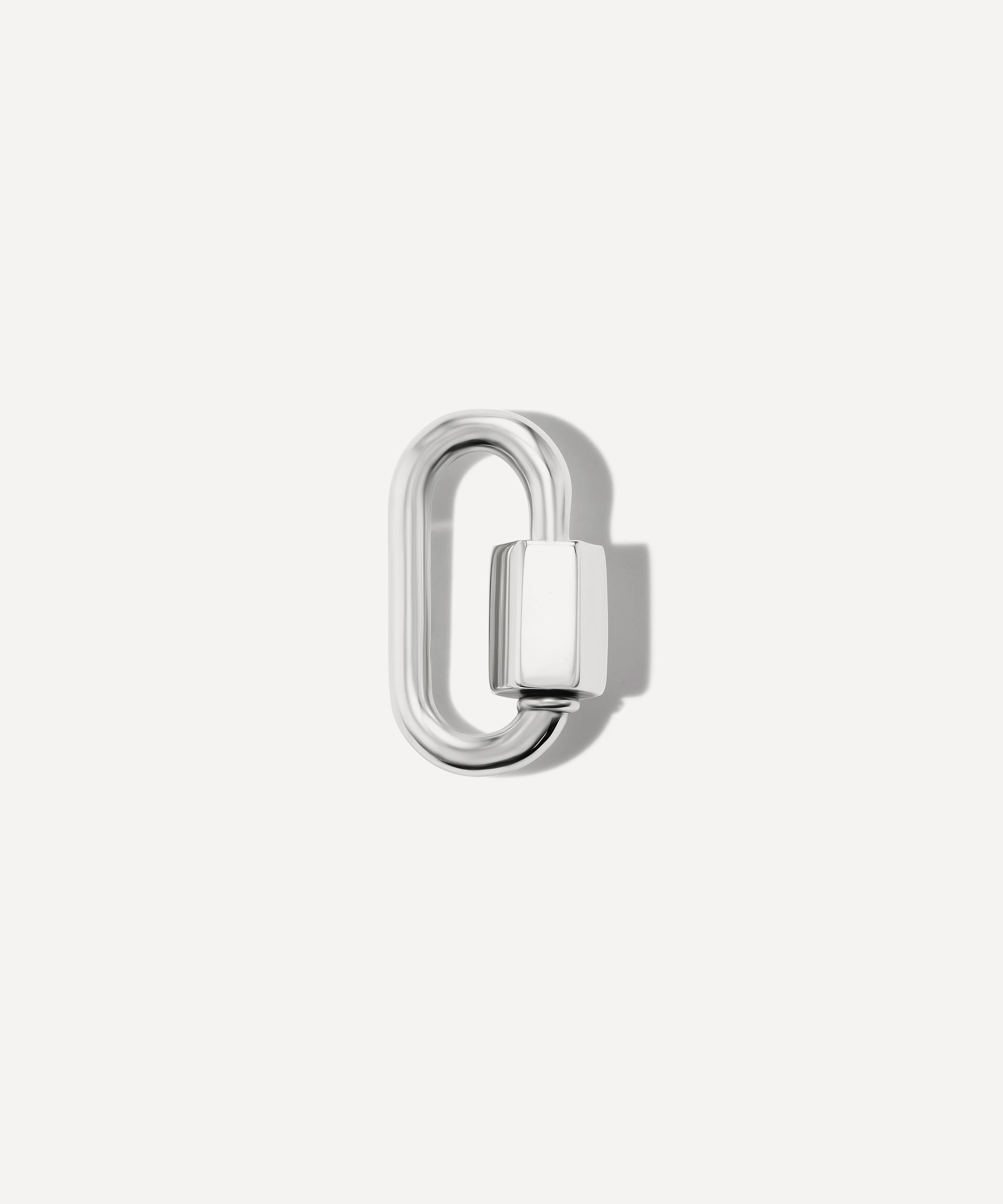 Marla Aaron Sterling Silver Spring Babylock Carabiner Clasp