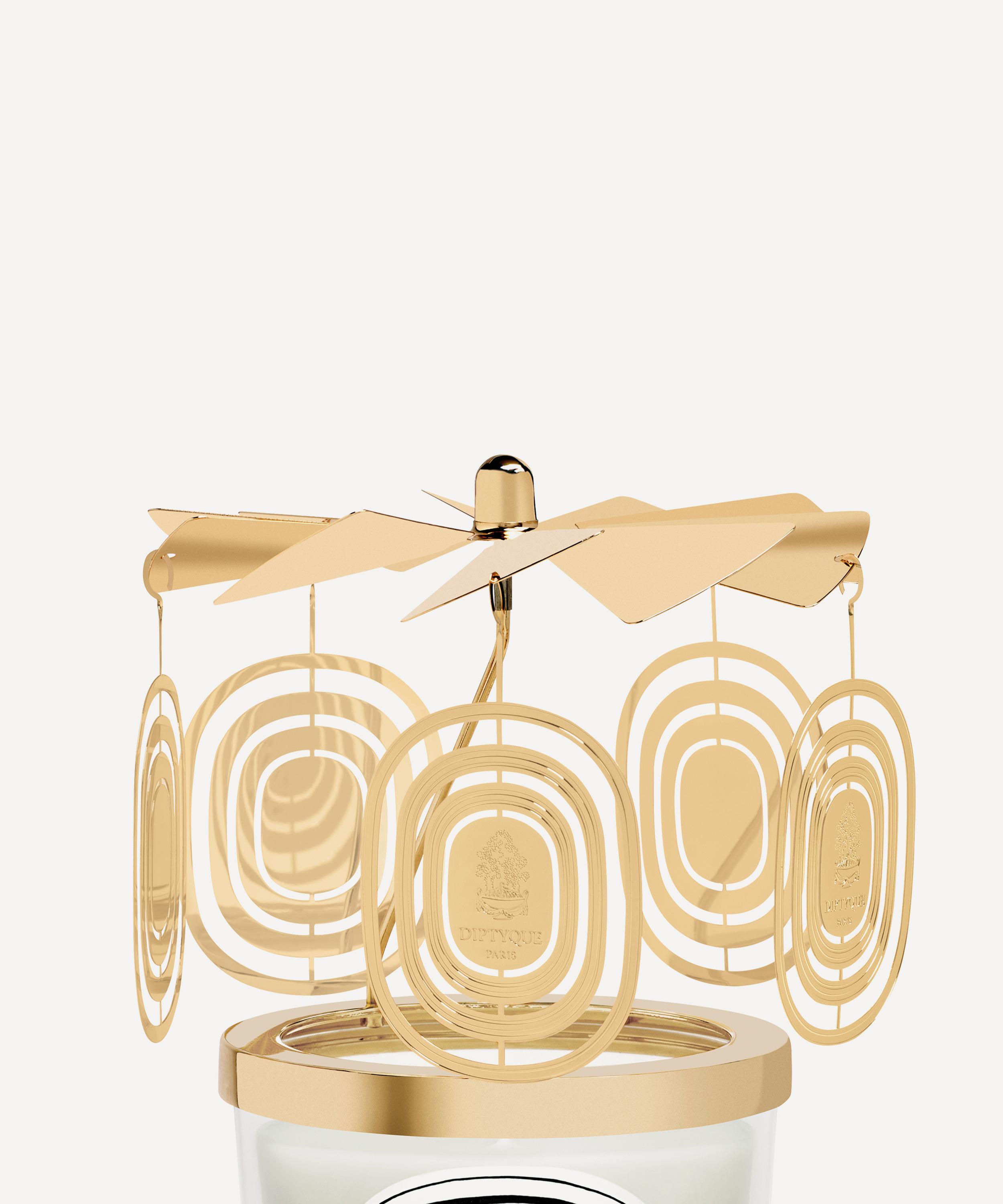 Diptyque Oval Tassel Carousel For Classic Candle In Gold