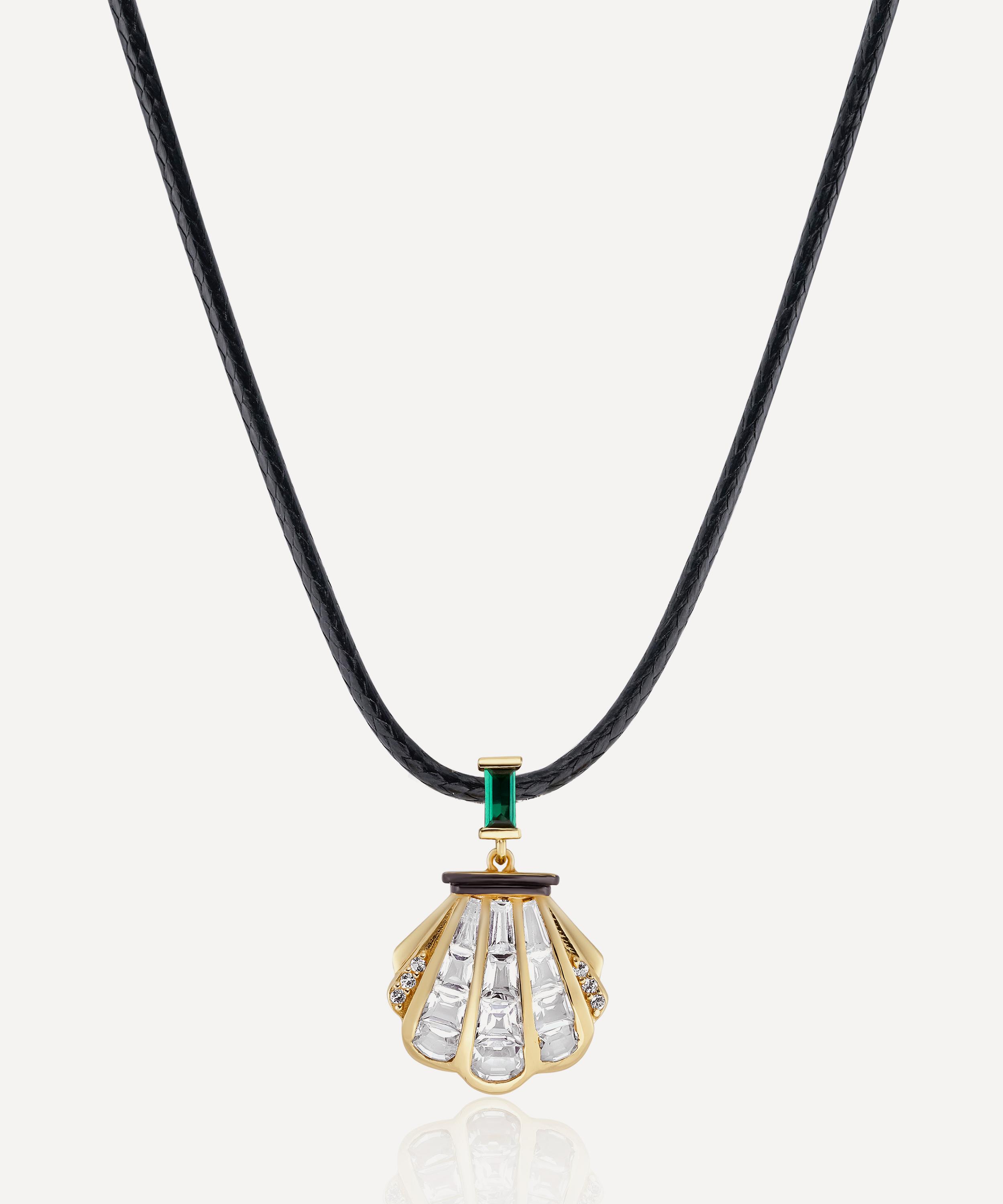 Laura Vann 18ct Gold-plated Cleo Cord Necklace In Gold