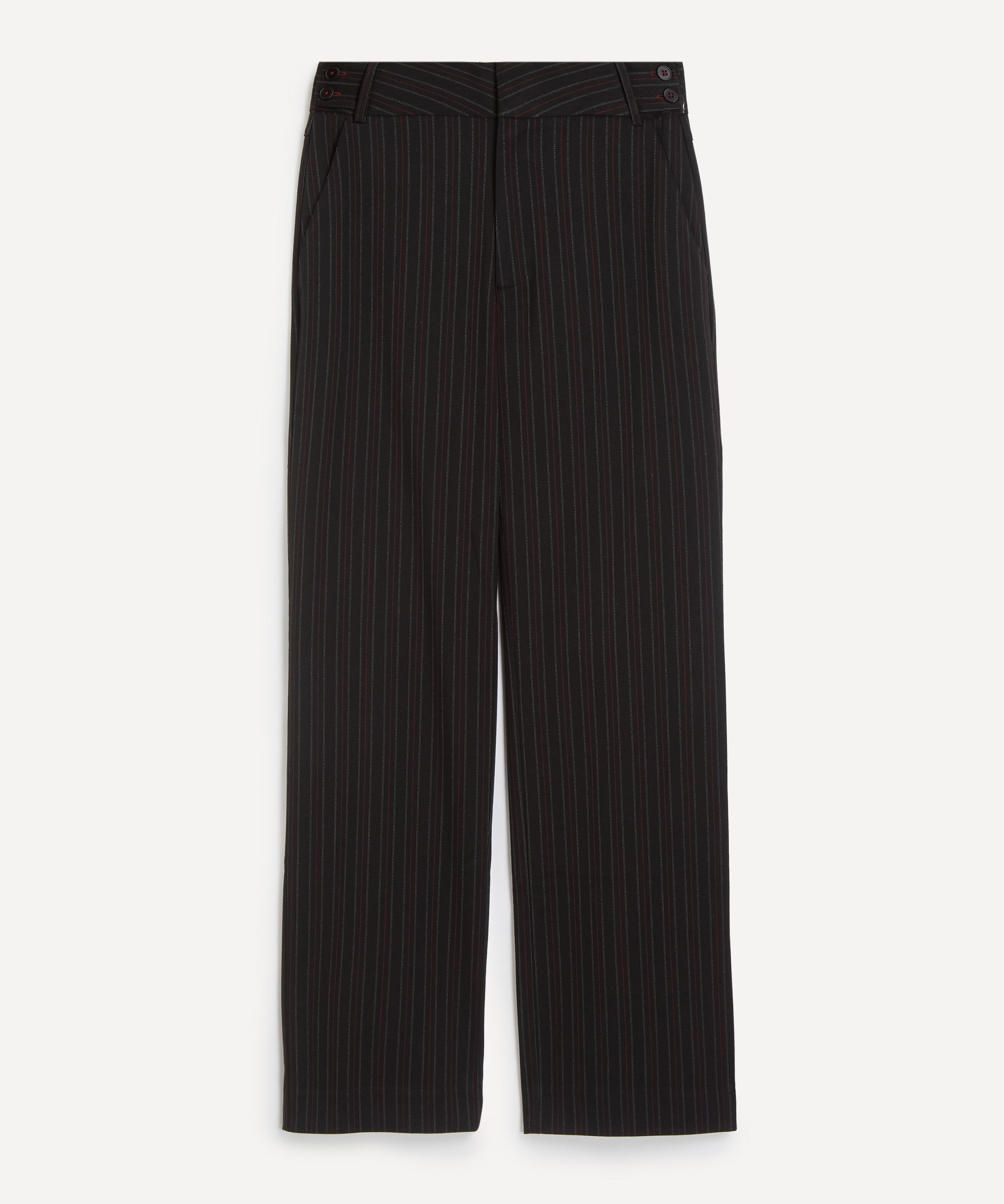 Peachy Den Women's Lennox Lead Wide Leg Tailored Trousers In Gray