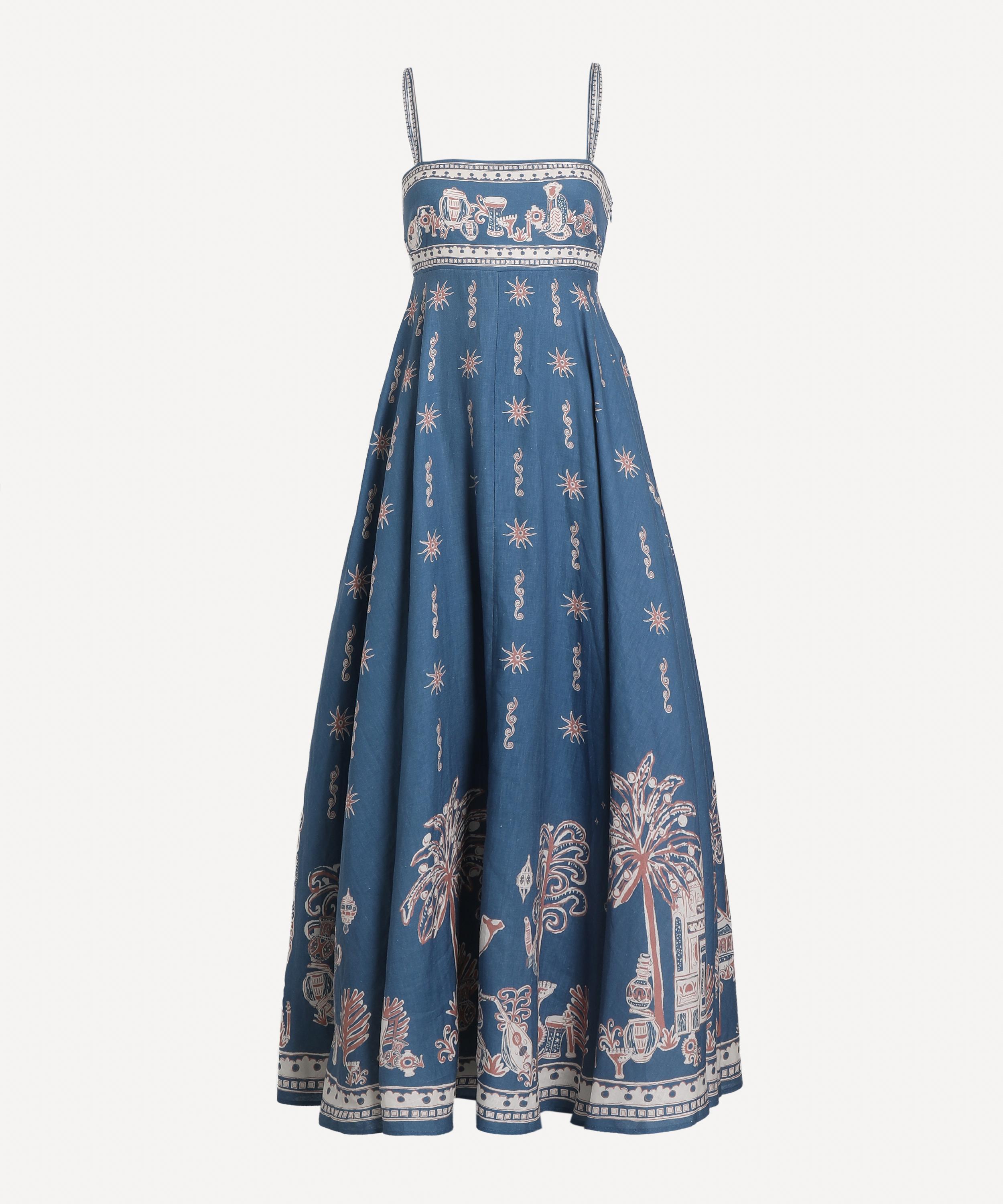 Alemais Acacia Sundress In Blue