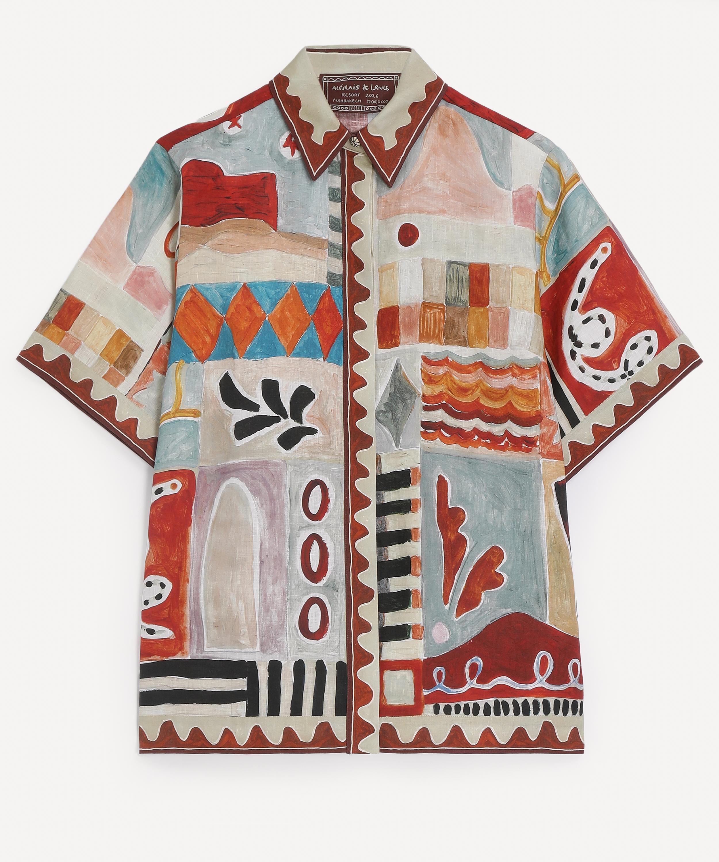 Alemais Michelle Abstract-print Shirt In Multi