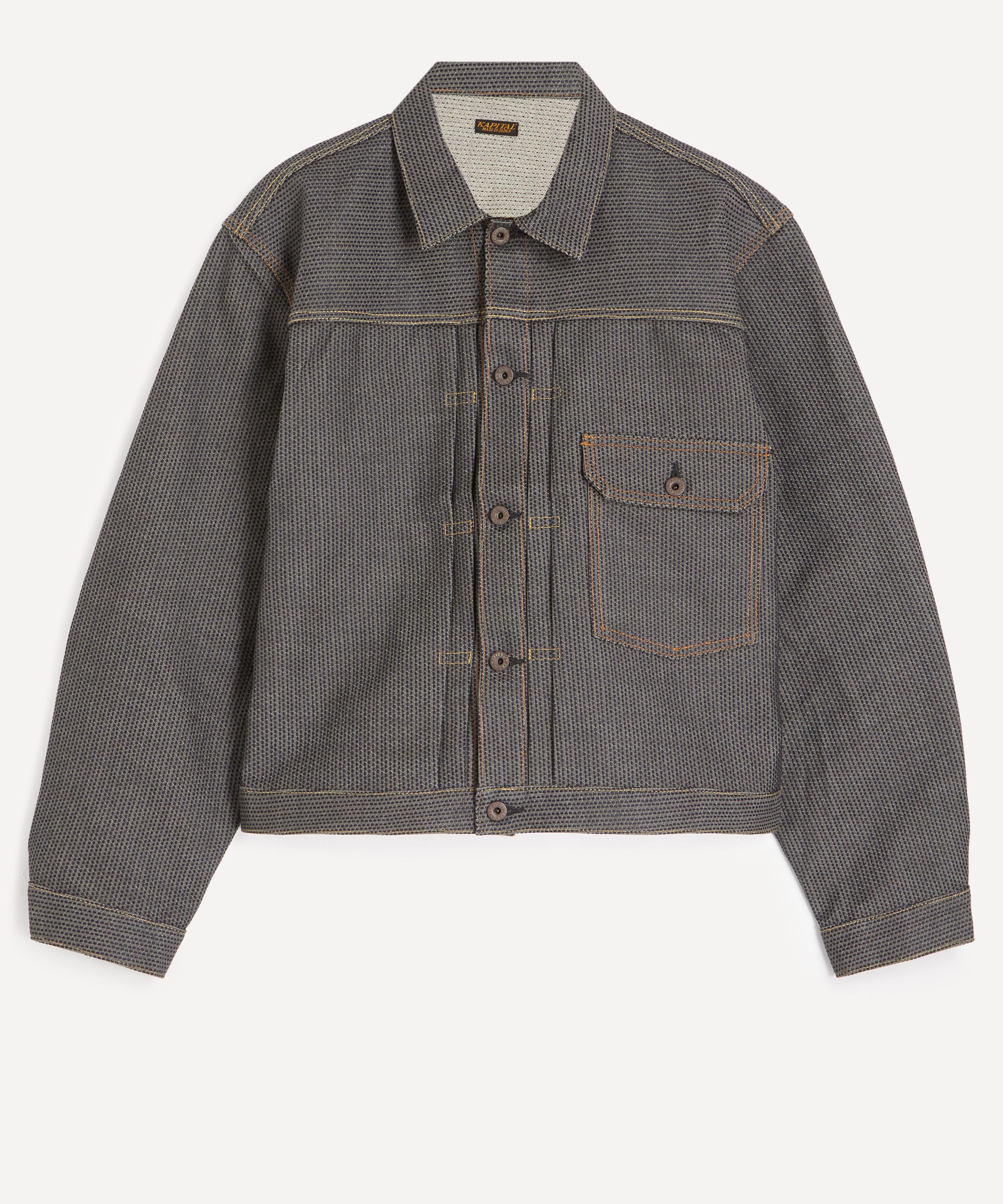 Kapital Mens Century Denim 1st Jacket In Gray
