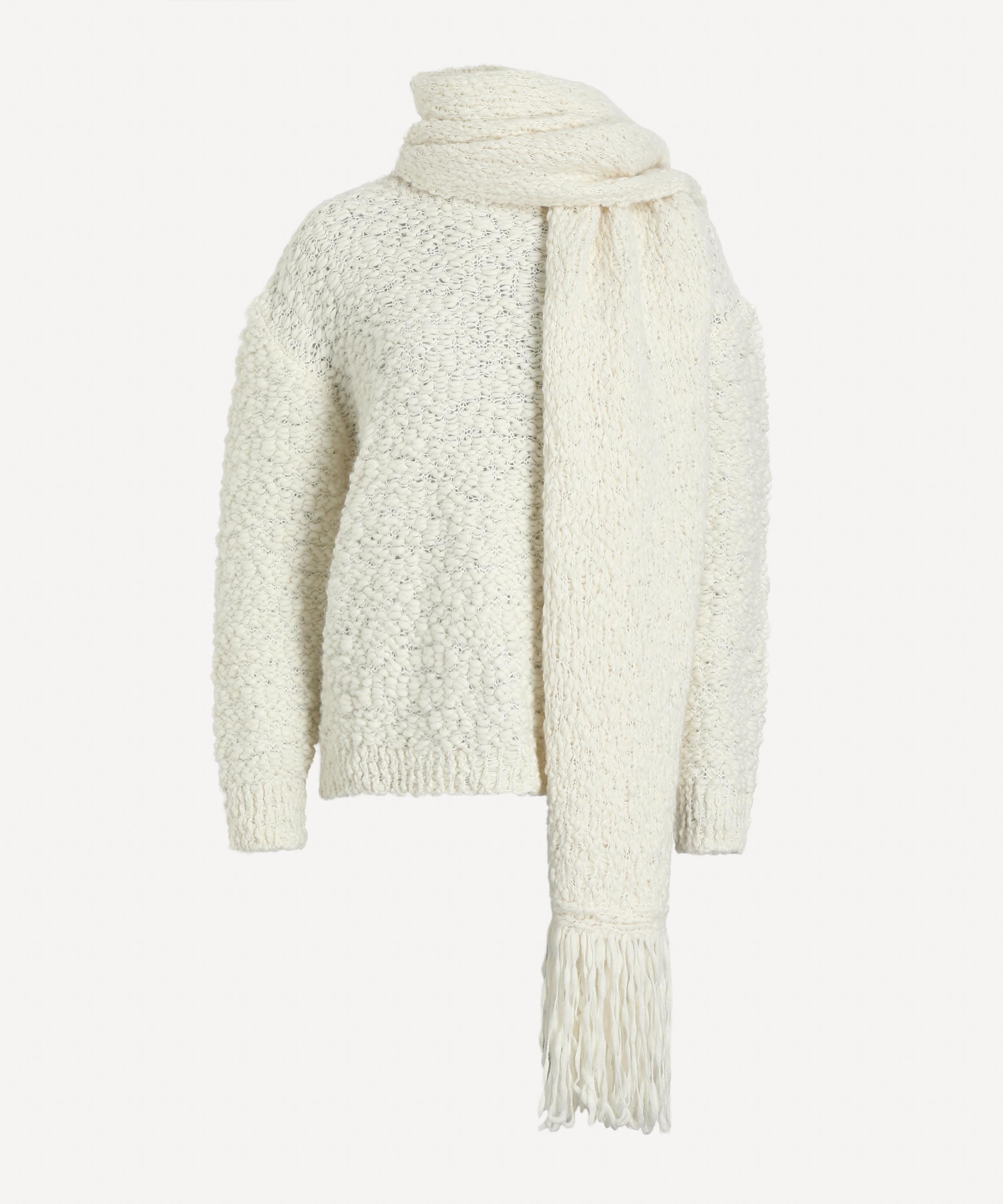 Rag & Bone Women's Luisa Scarf Jumper In White