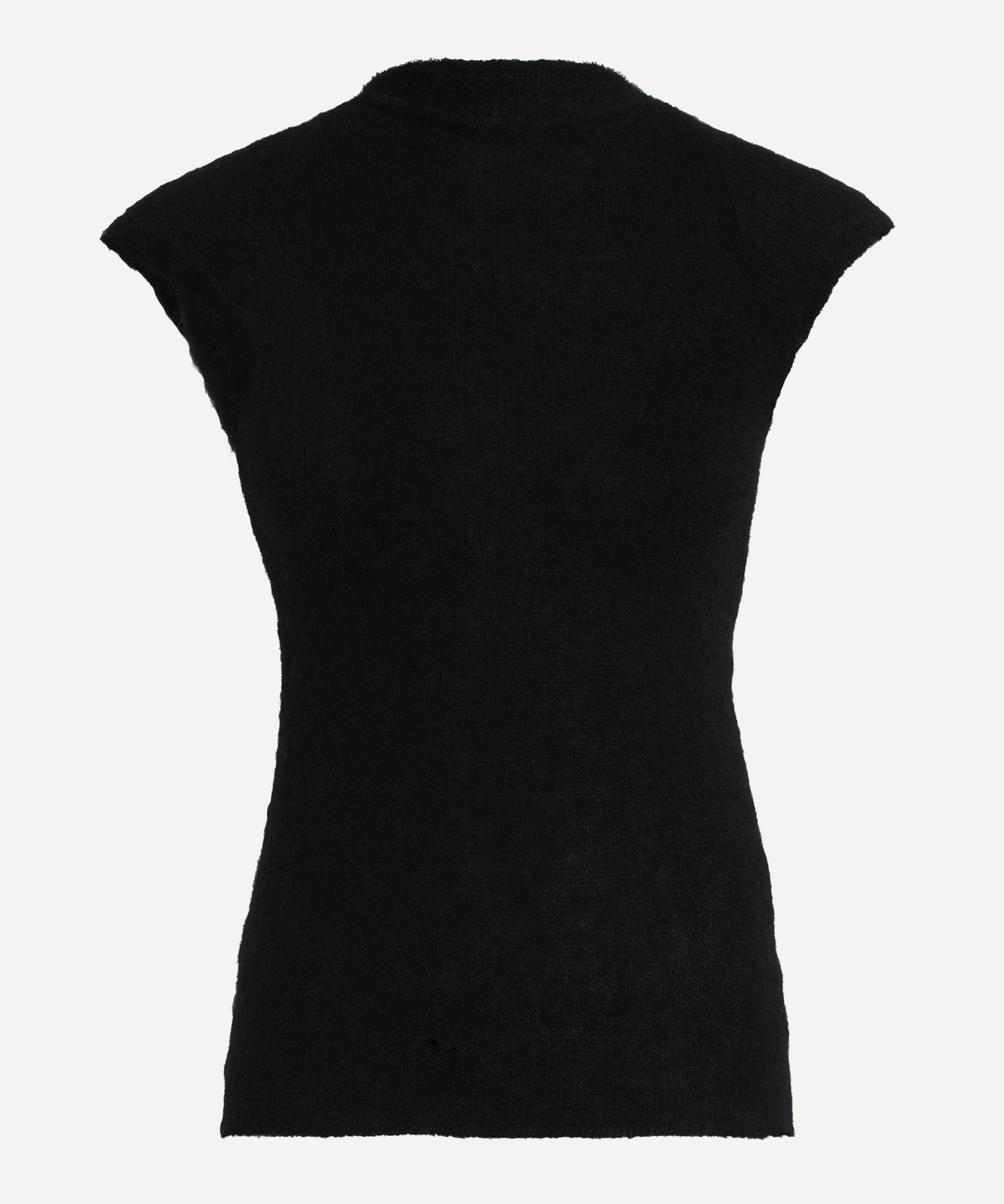 Paloma Wool Crew Neck Short-sleeved Sweater In Black
