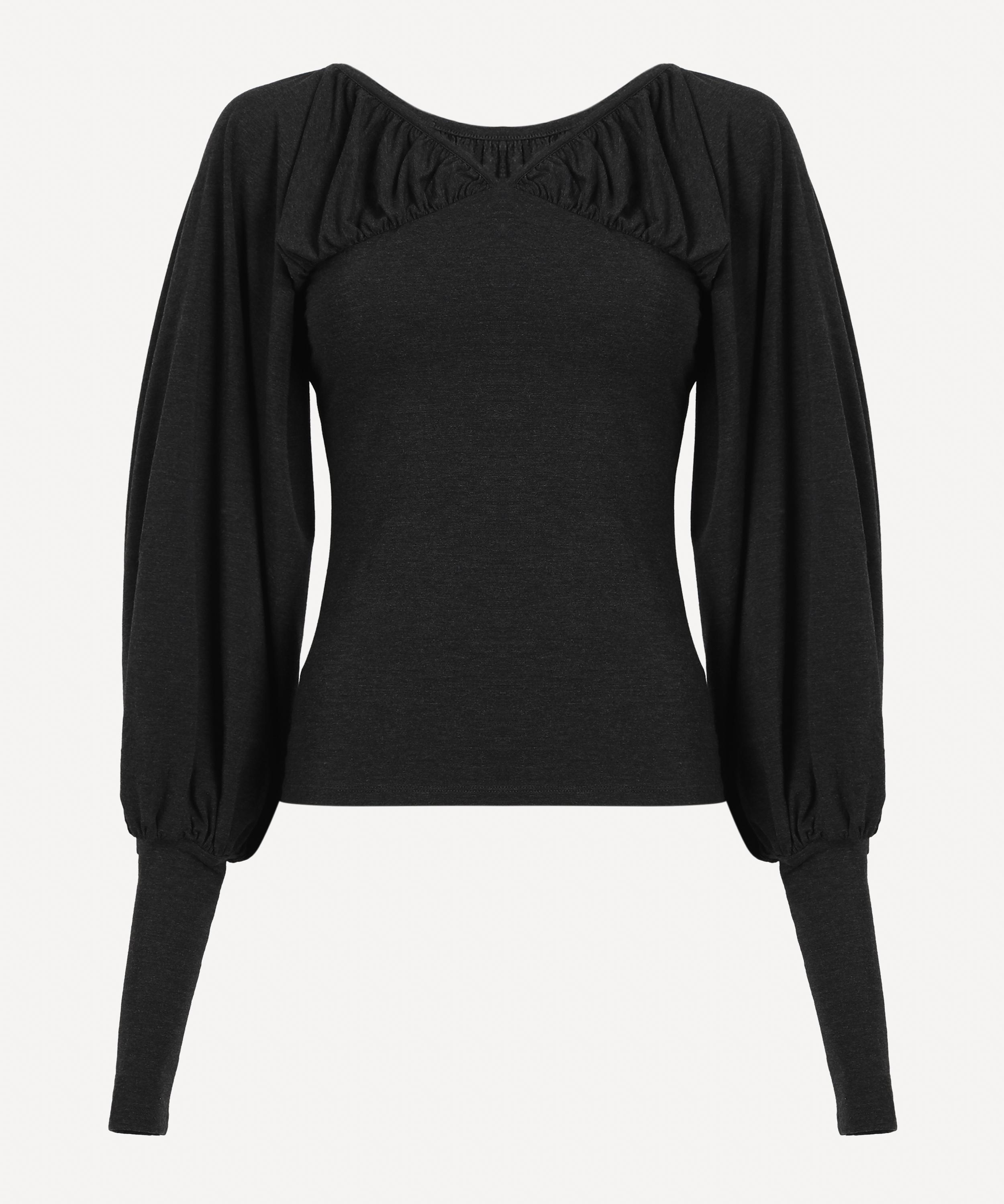 Paloma Wool Women's Tapioca Long Sleeve Top In Black