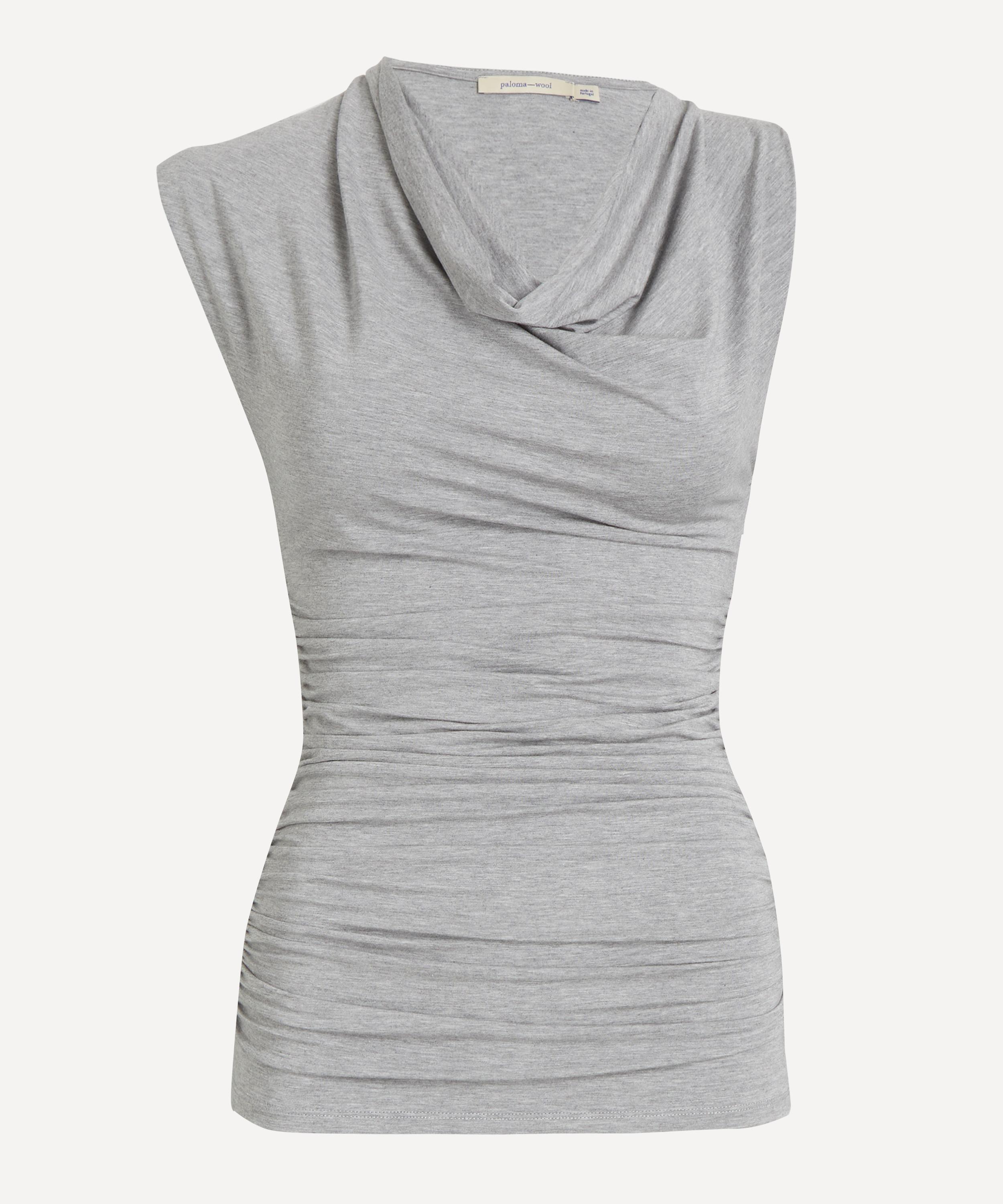 Paloma Wool Women's Serafin Cowl-neck Top In Brown