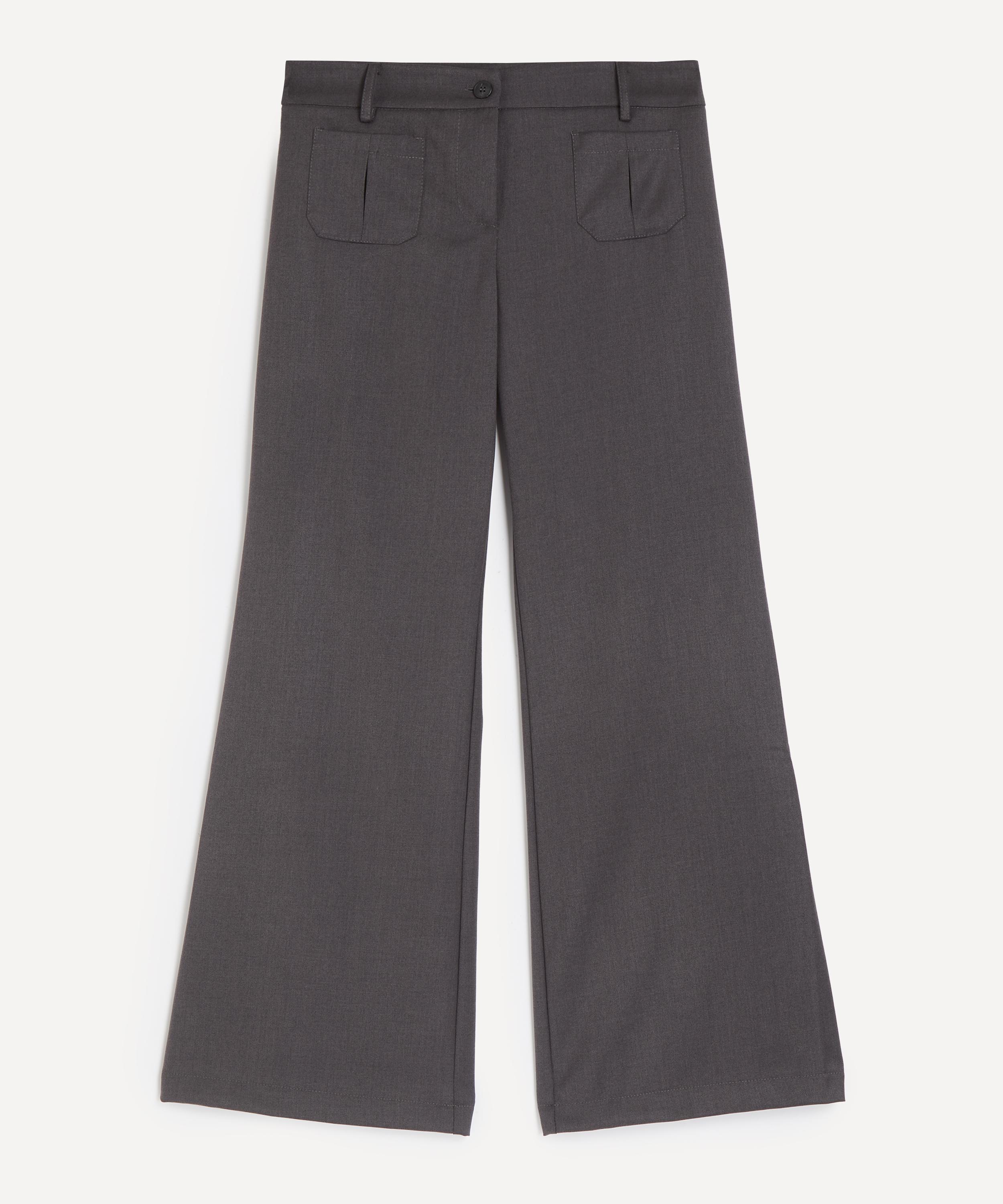 Coloma's Women's Valentina Wide-leg Trousers In Gray