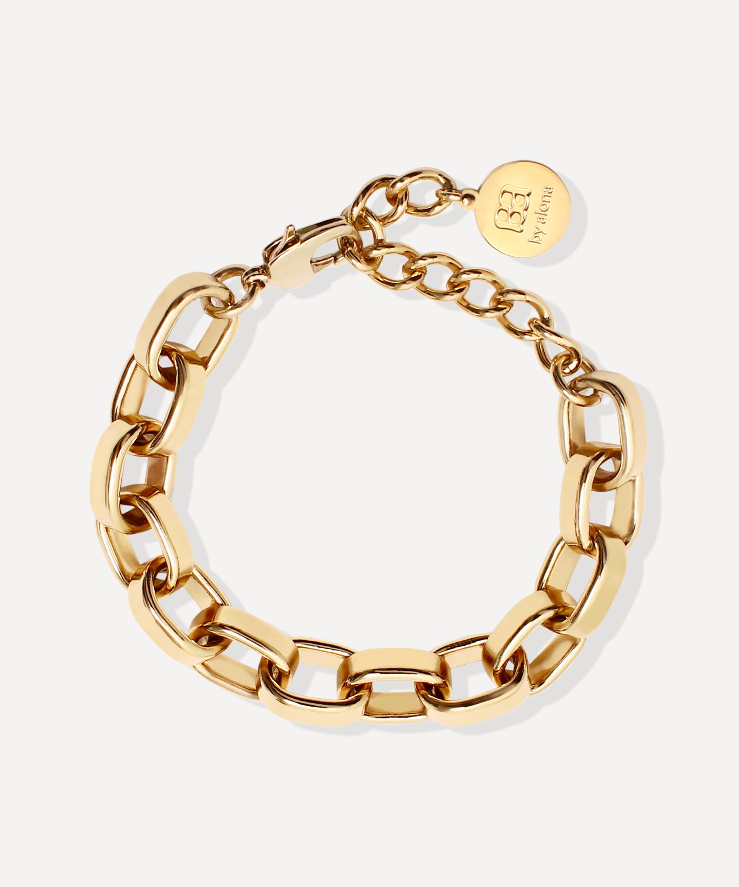 By Alona 18ct Gold-plated Aurora Chain Bracelet In Gold