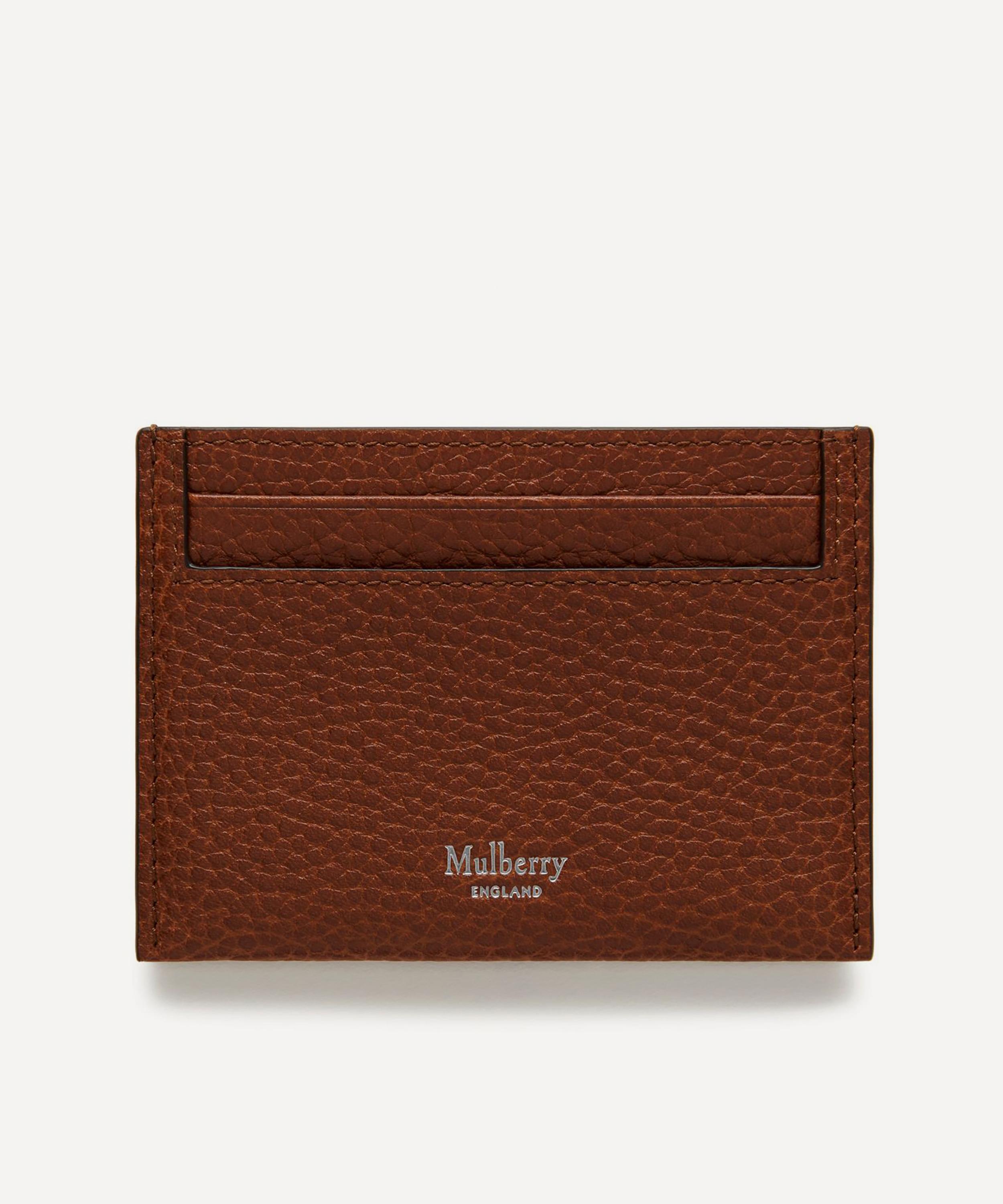 Mulberry Mens Two-tone Slip Cardholder In Brown
