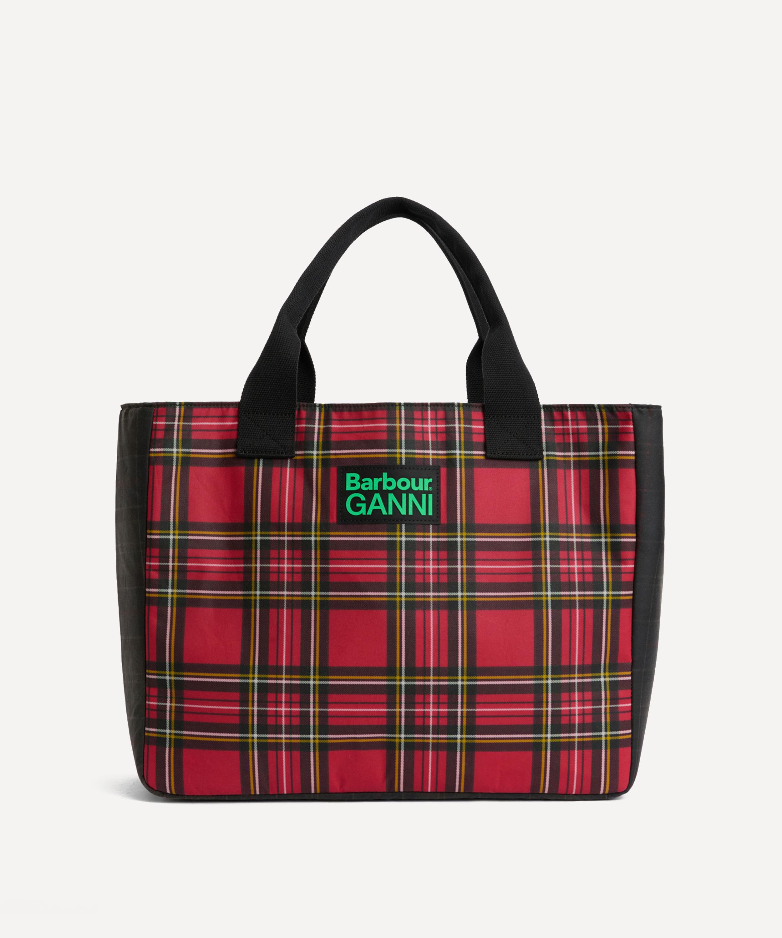 Barbour x GANNI Waxed Tote Bag