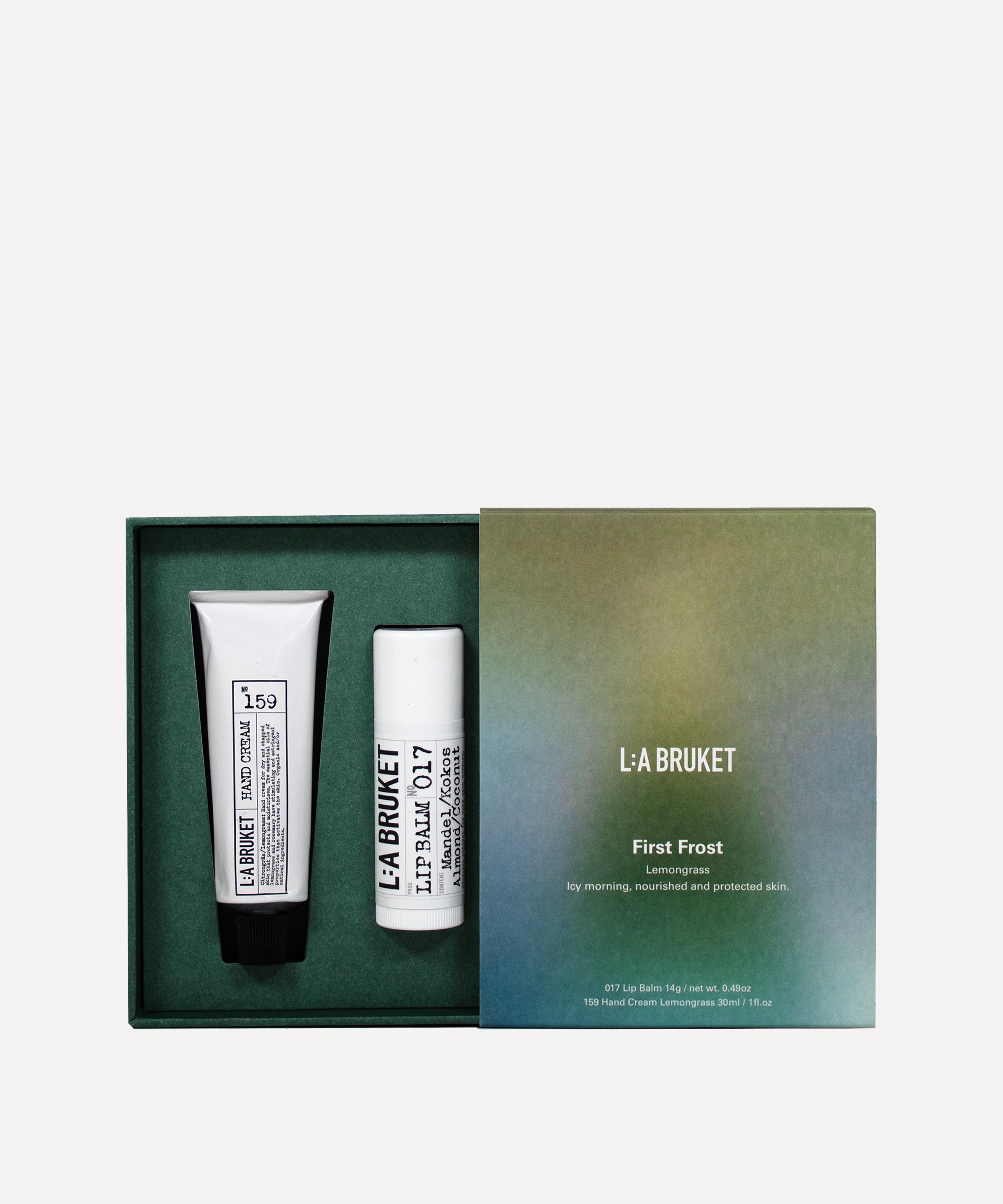 L:a Bruket First Frost Winter Gift Set Lemongrass In White