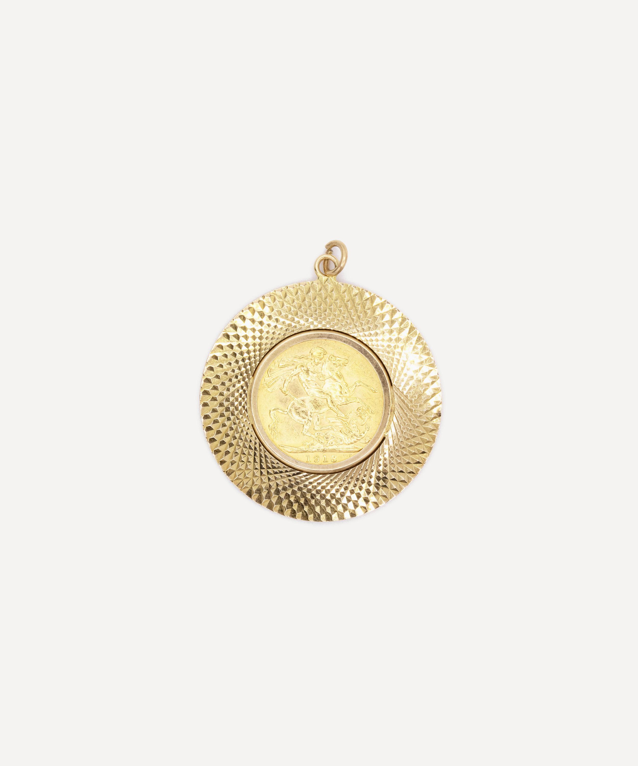 Kojis 14ct Gold Vintage Sovereign Pendant