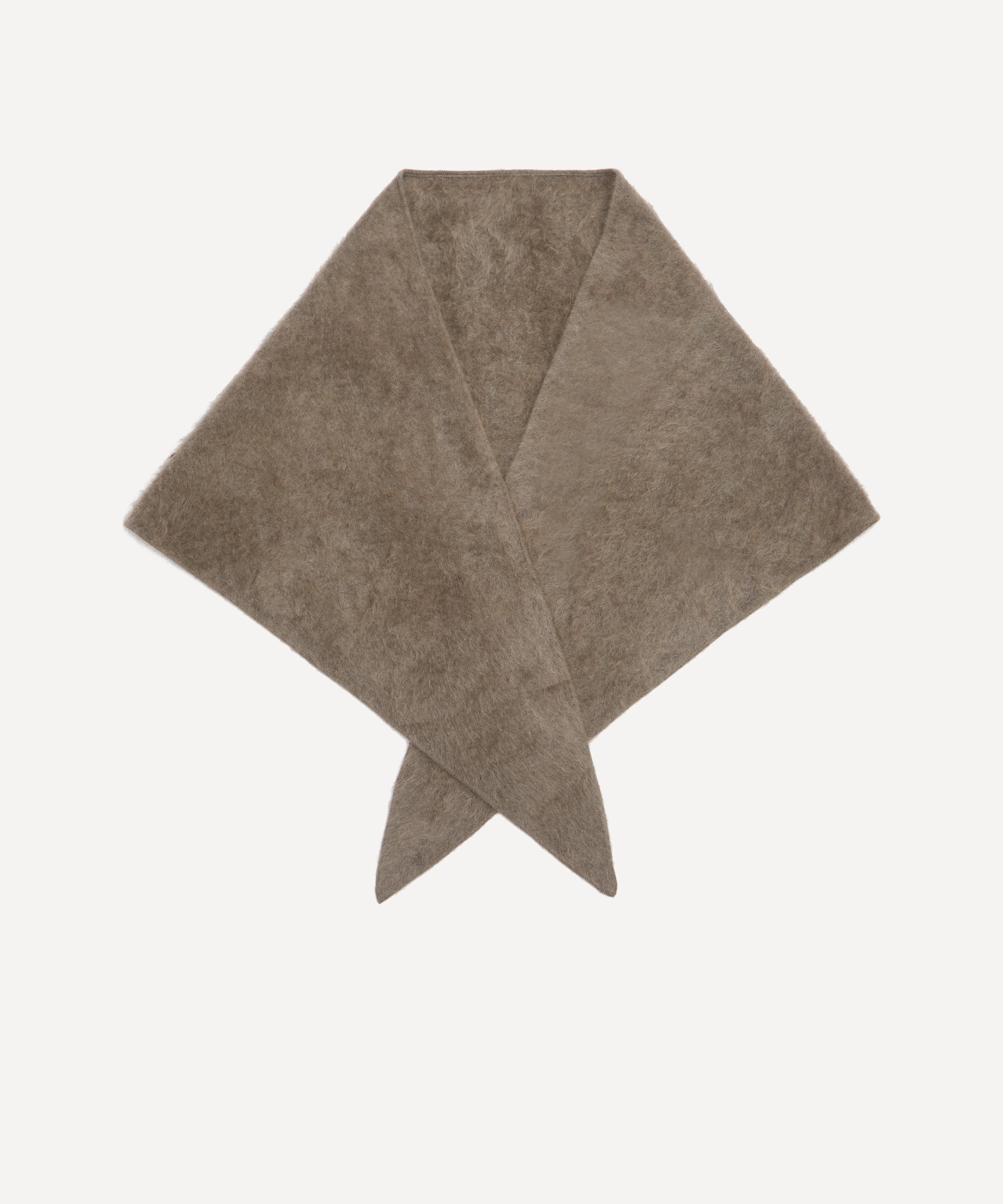 Lisa Yang Women's Brushed Cashmere Bandana Scarf In Sand