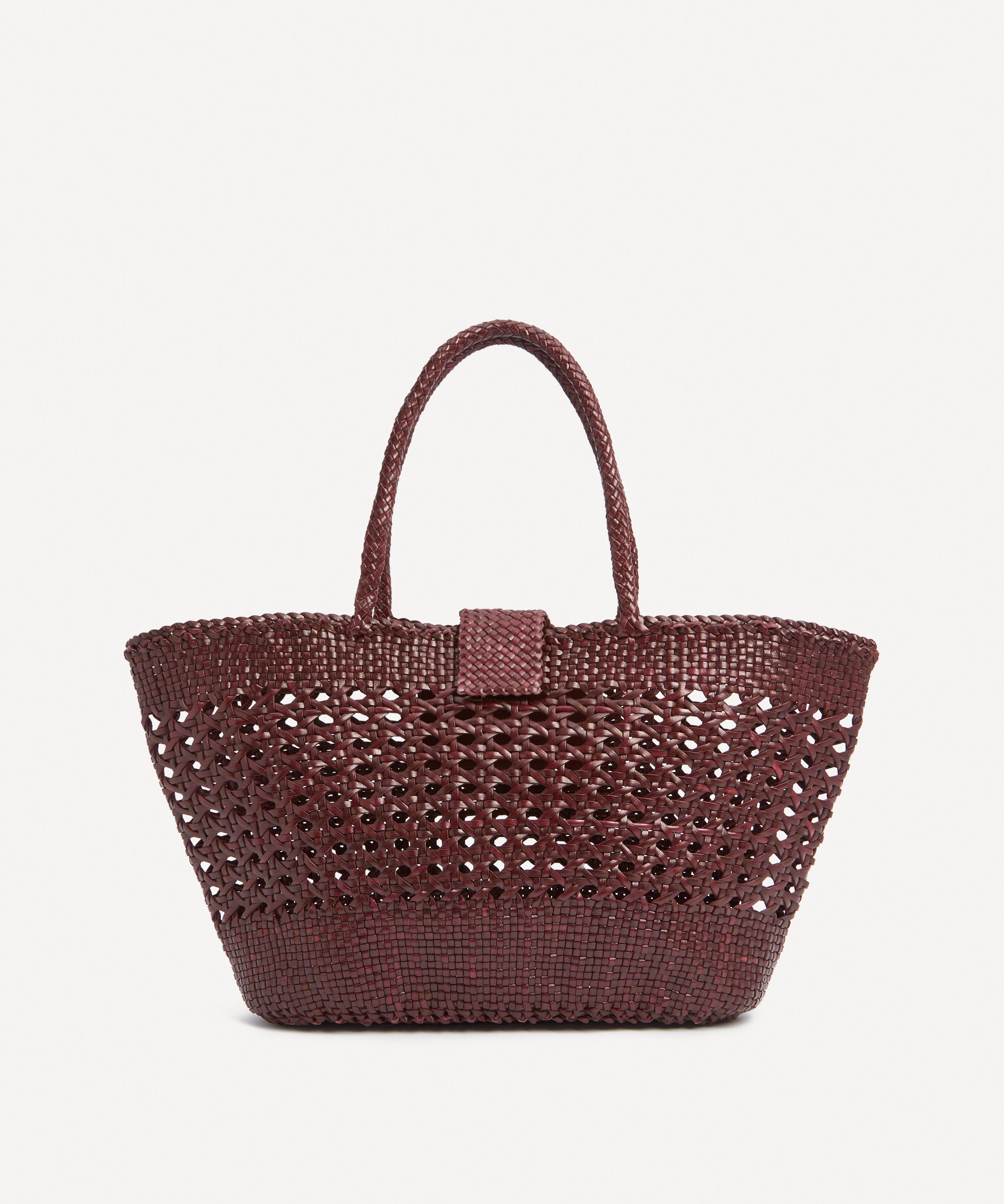RIXO X Dragon Diffusion Lucine Leather Basket Bag