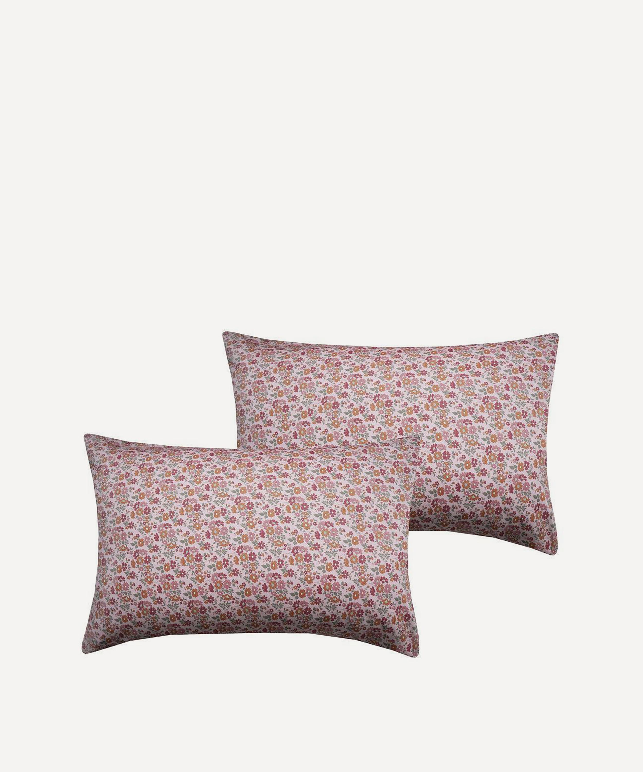 Coco & Wolf Capel Floret Pillowcase Set Of 2 In Pink