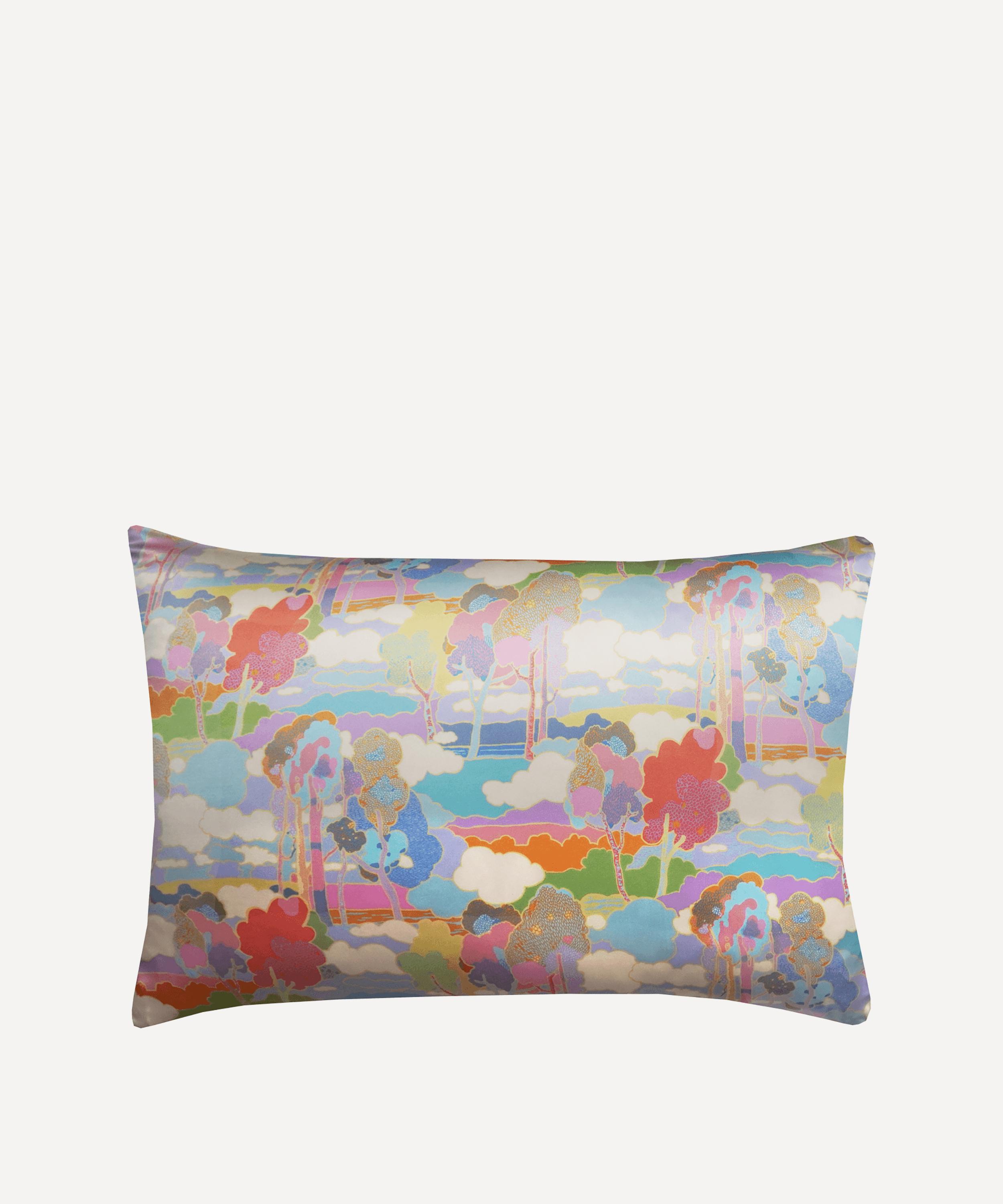 Coco & Wolf Road Pastel Silk Pillowcase In Multi