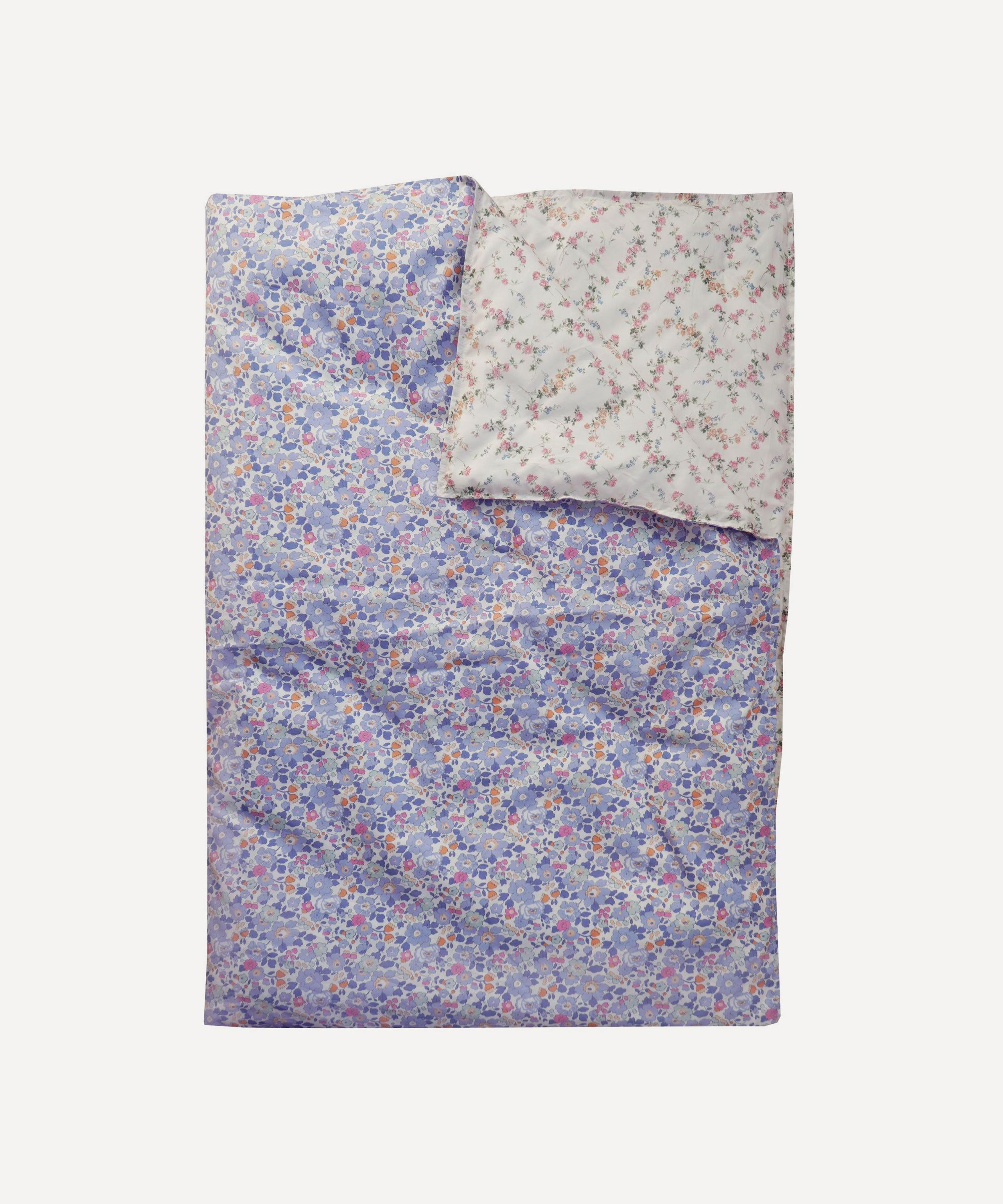 Coco & Wolf Betsy Lavender And Elizabeth Cotton Reversible King Heirloom Quilt In Multi