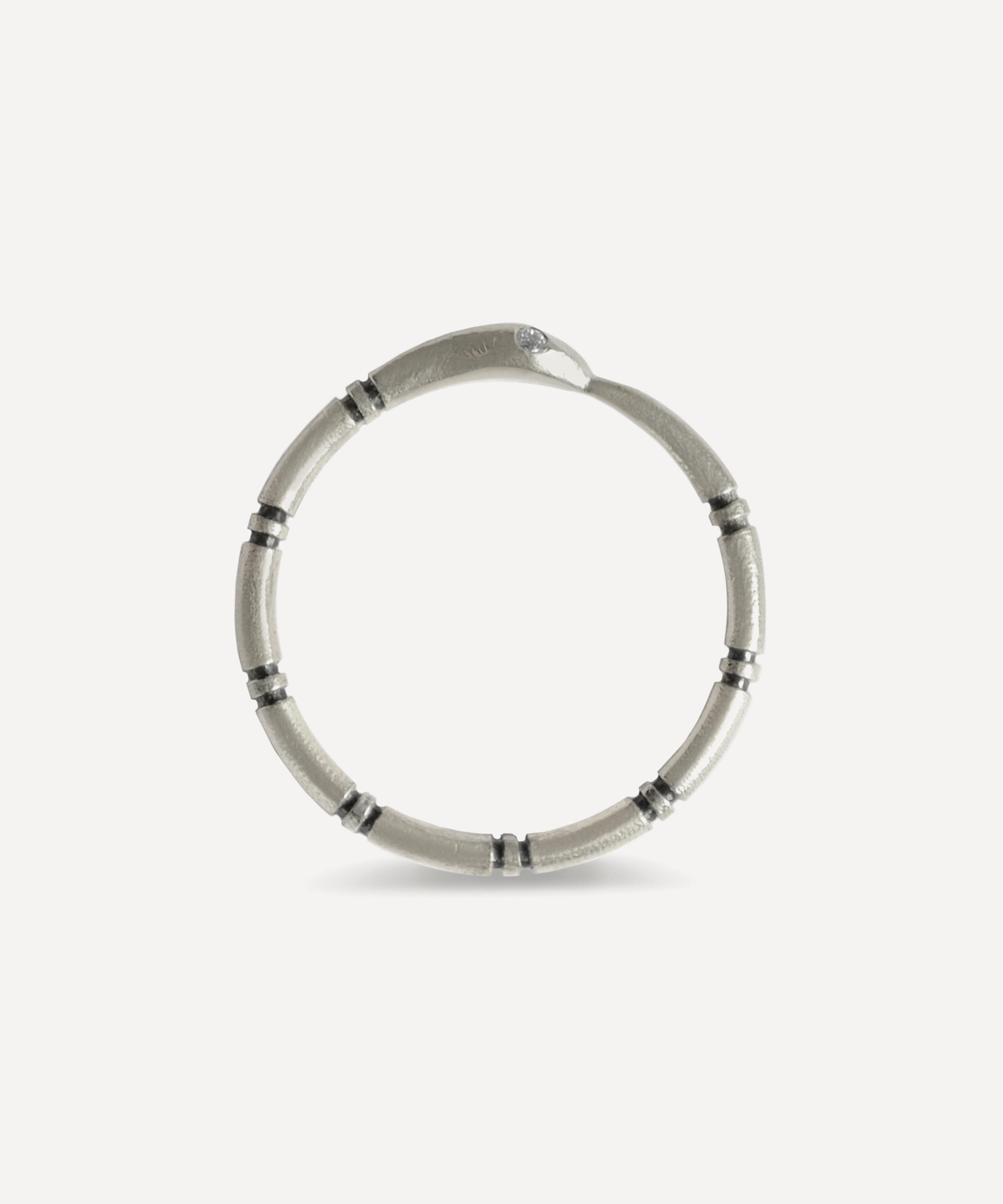 Acanthus Silver Eternal Ring In Metallic