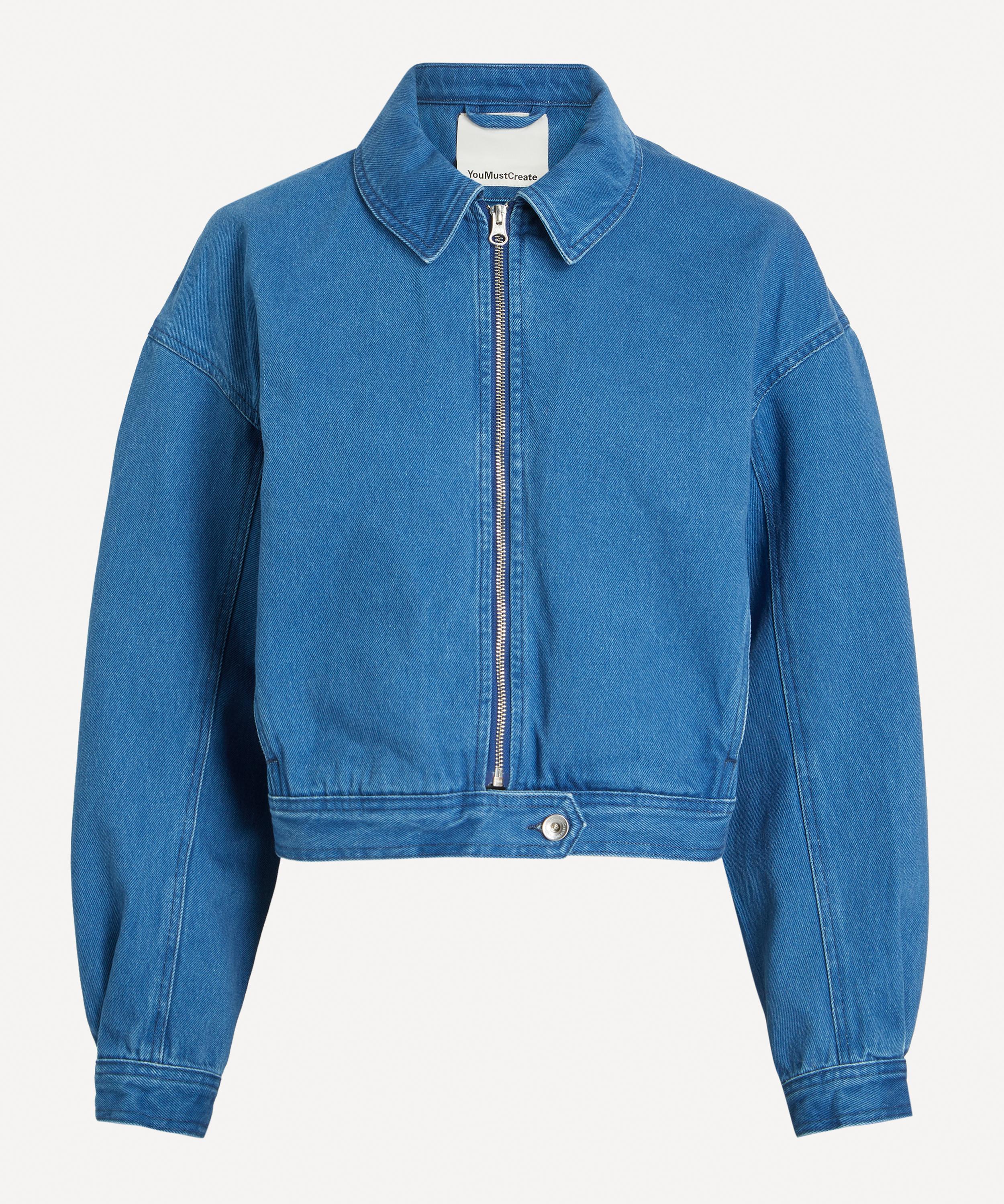 Ymc You Must Create Ymc Women's Blue Spencer Jacket