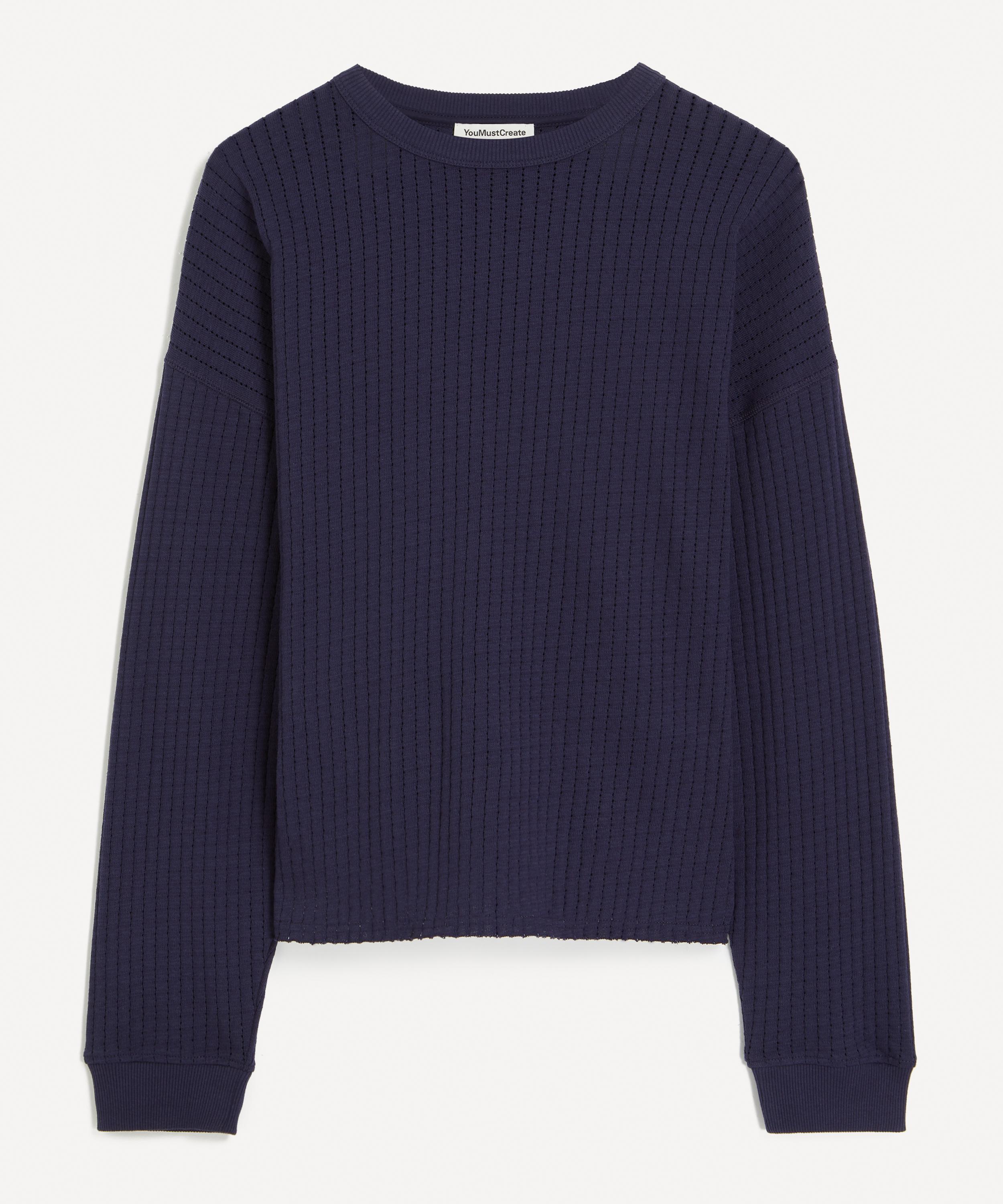 Ymc You Must Create Ymc Women's Navy Studio Sweatshirt In Blue