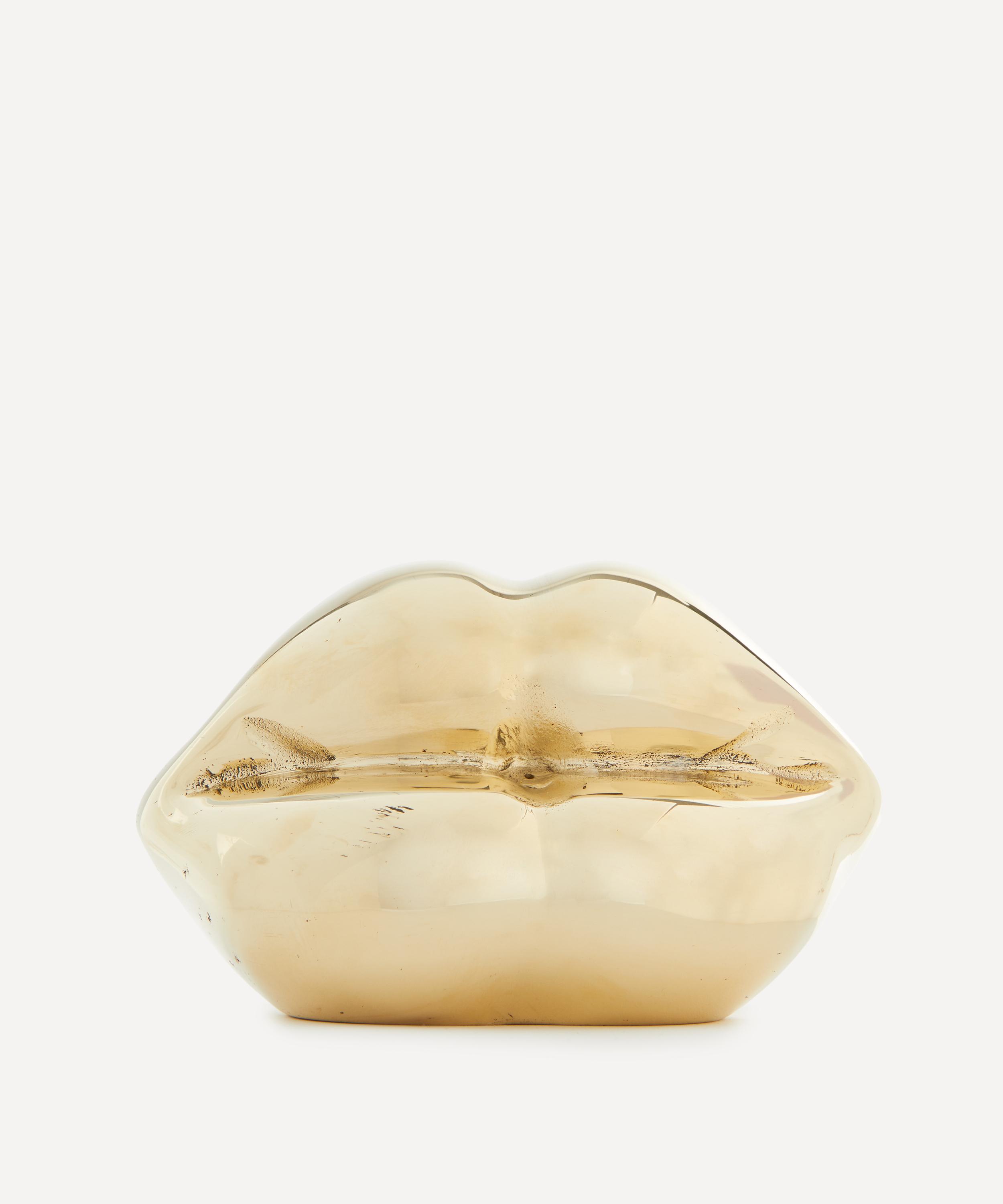 Moro Lips Brass Incense Holder