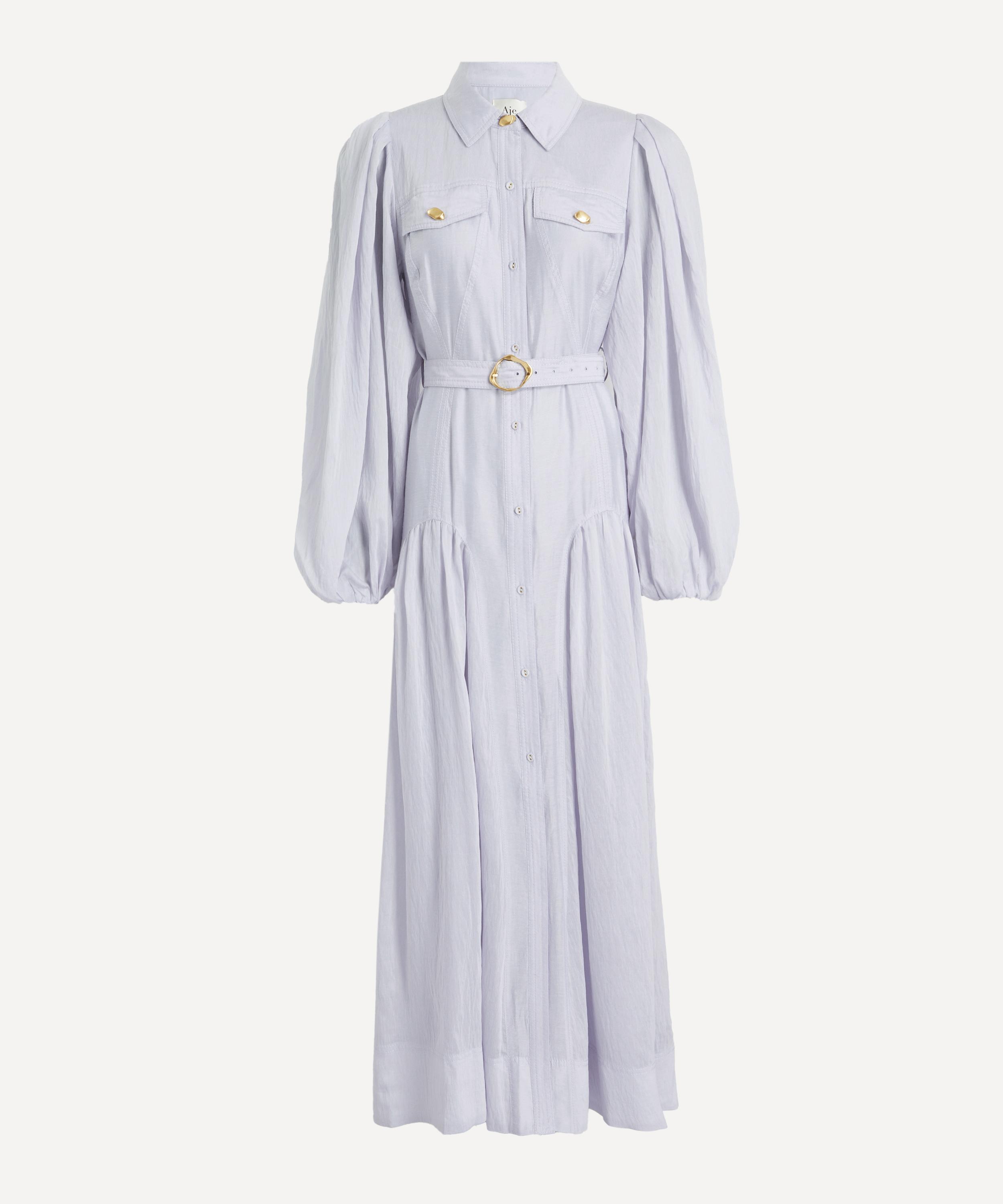 Aje Women's Colide French Blue Shirt Dress