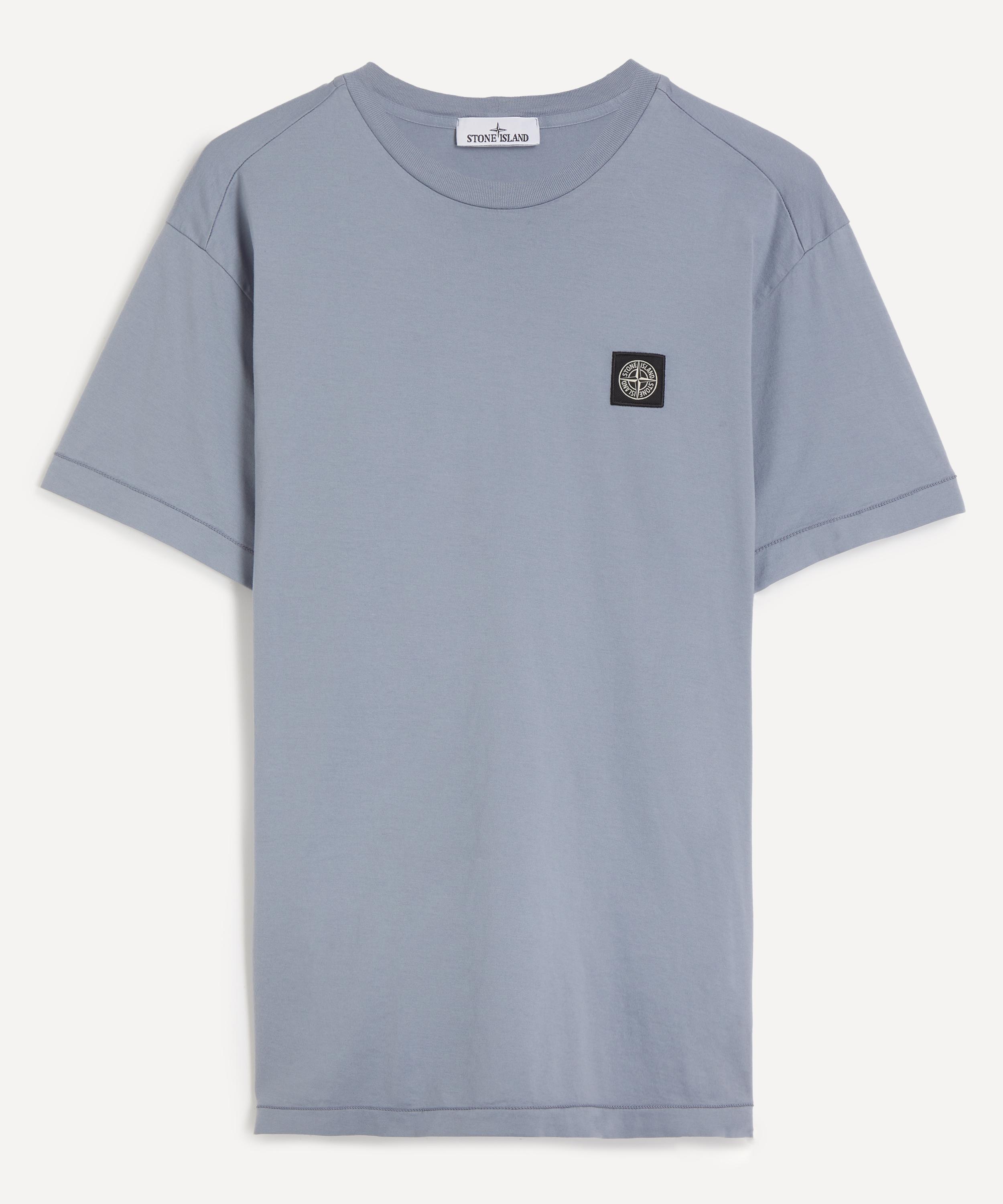 Stone Island Mens Light Cotton Jersey T-shirt In Blue