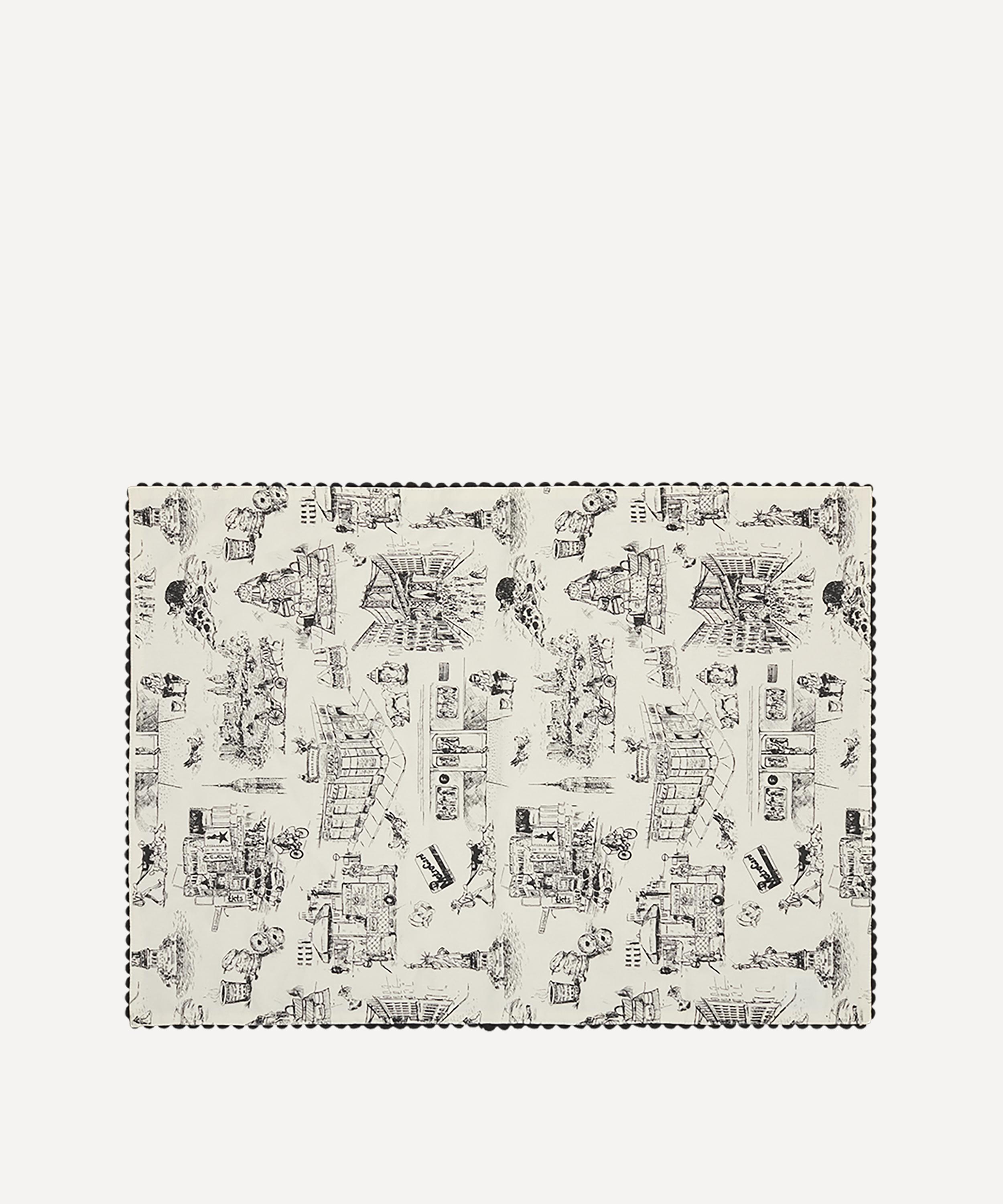 Fishs Eddy Nyc Toile Tea Towel