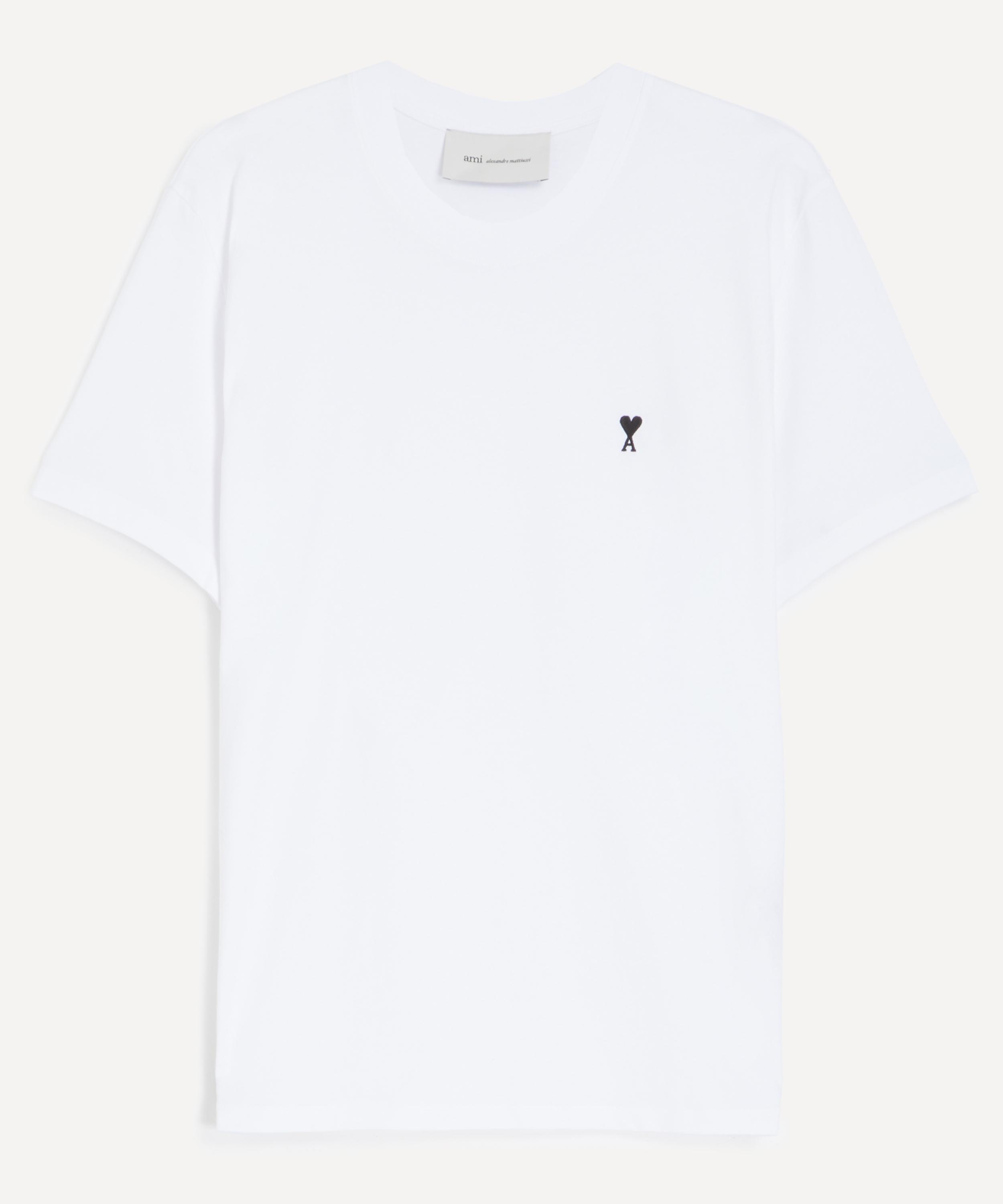 Ami Alexandre Mattiussi Ami Ami De Coeur Crewneck T-shirt In White