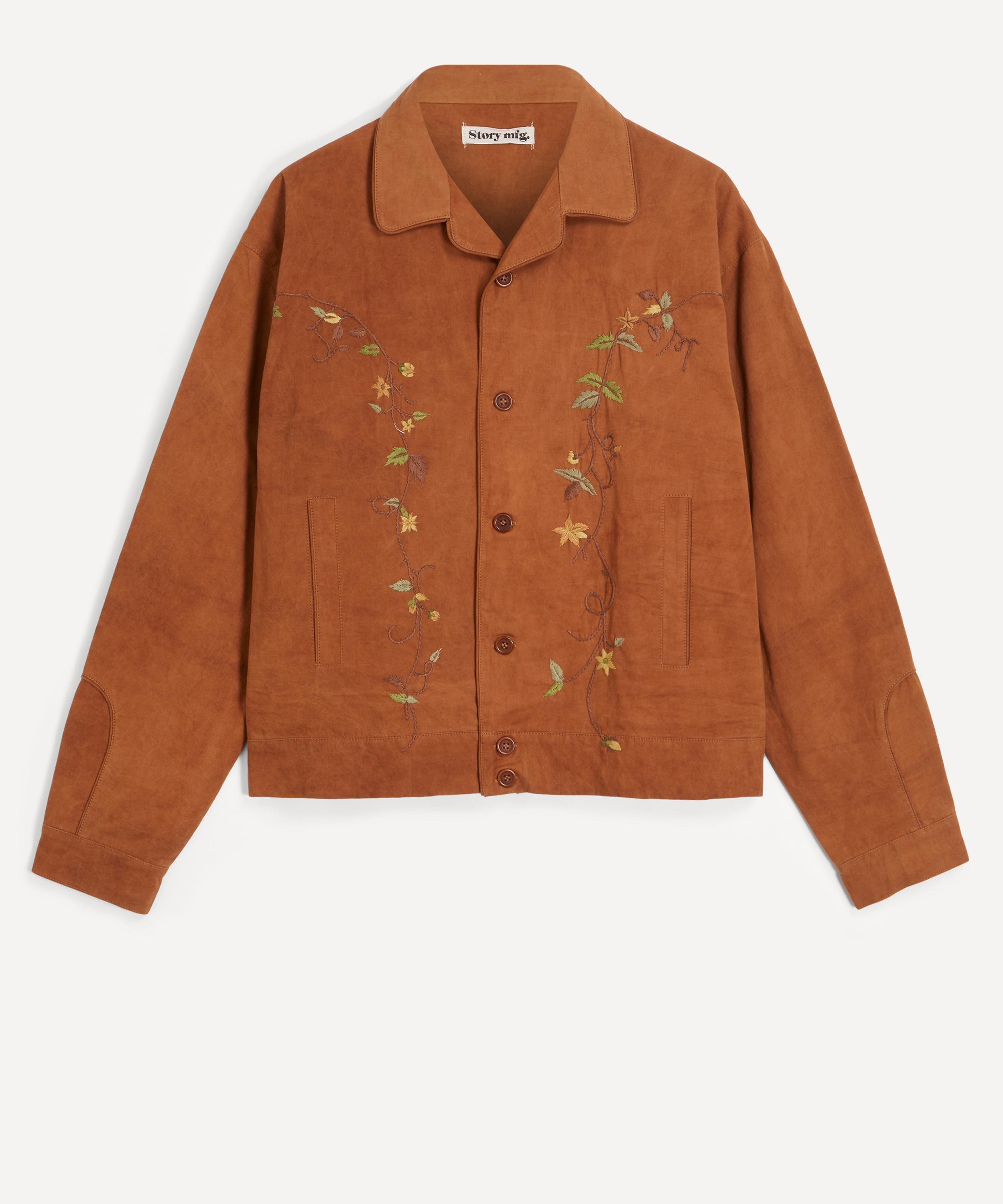 Story Mfg. Mens Bark Brown Wander Jacket