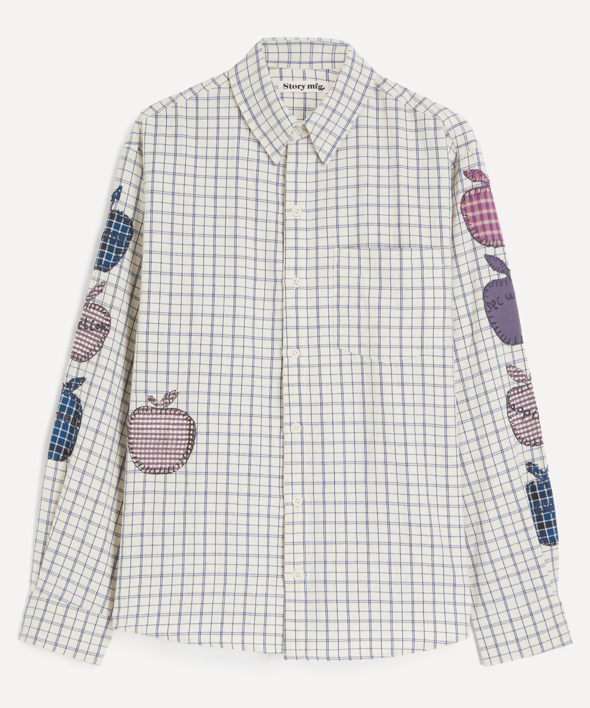 Story Mfg. Mens Plane Cotton Shirt In White