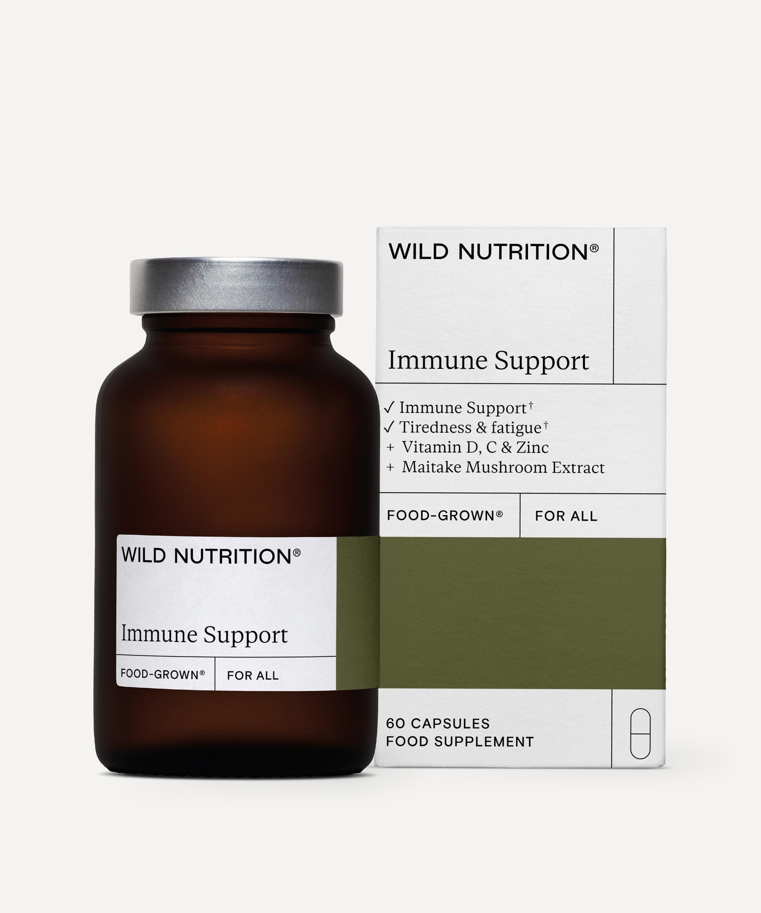 Wild Nutrition Food Grown Immune Support 60 Capsules