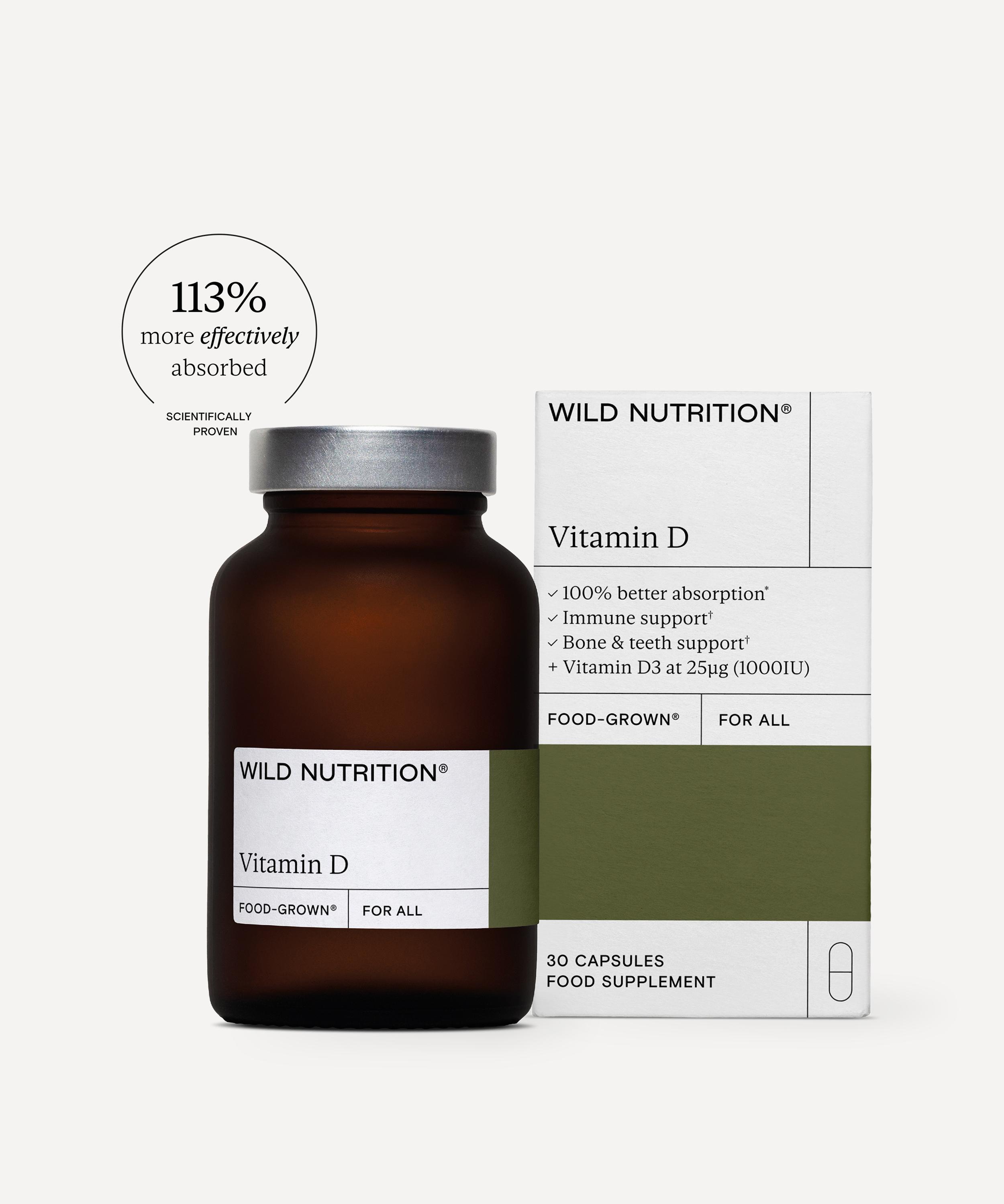 Wild Nutrition Food Grown Vitamin D 30 Capsules