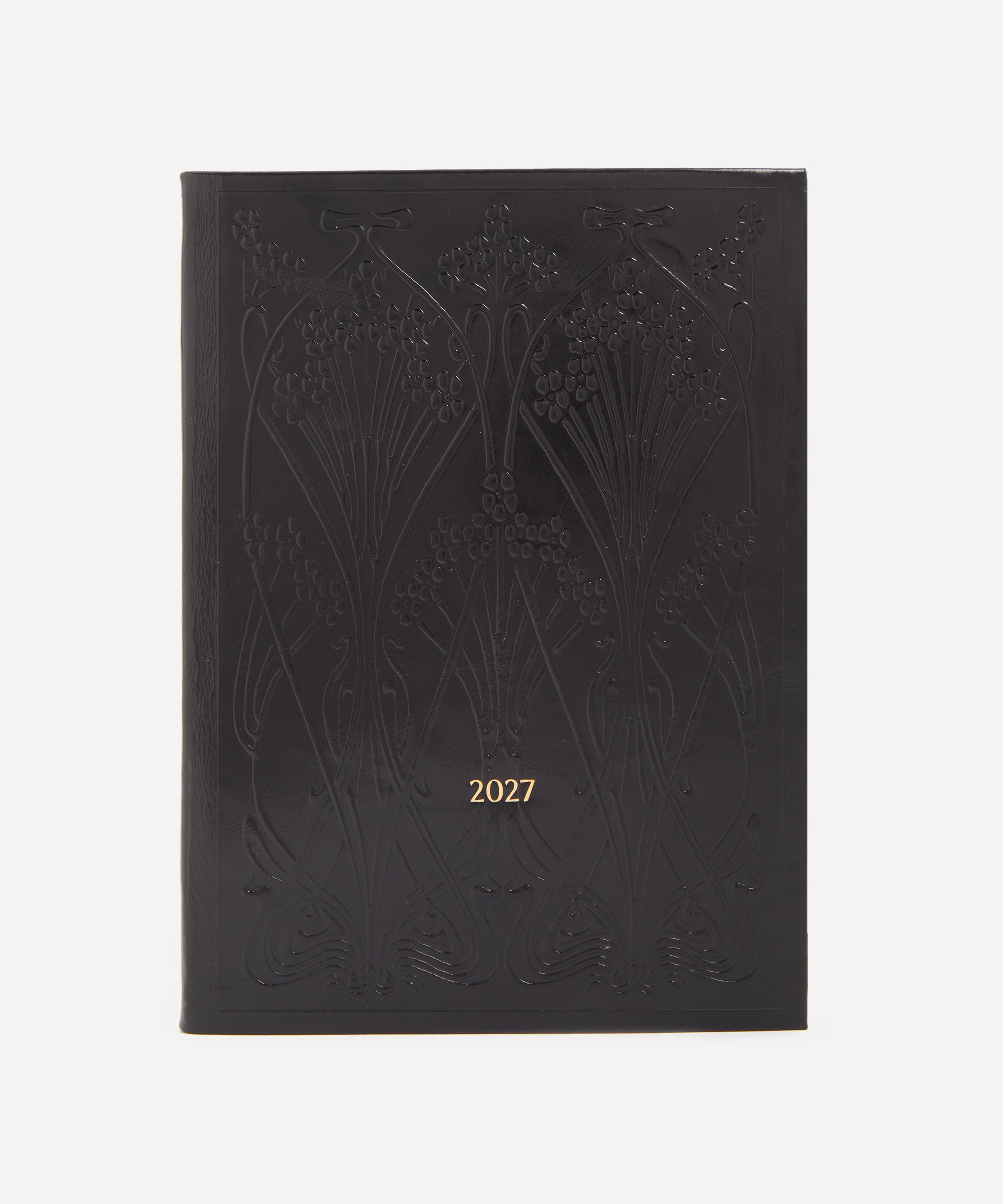 Liberty Ianthe Medium Leather Diary 2027 In Black