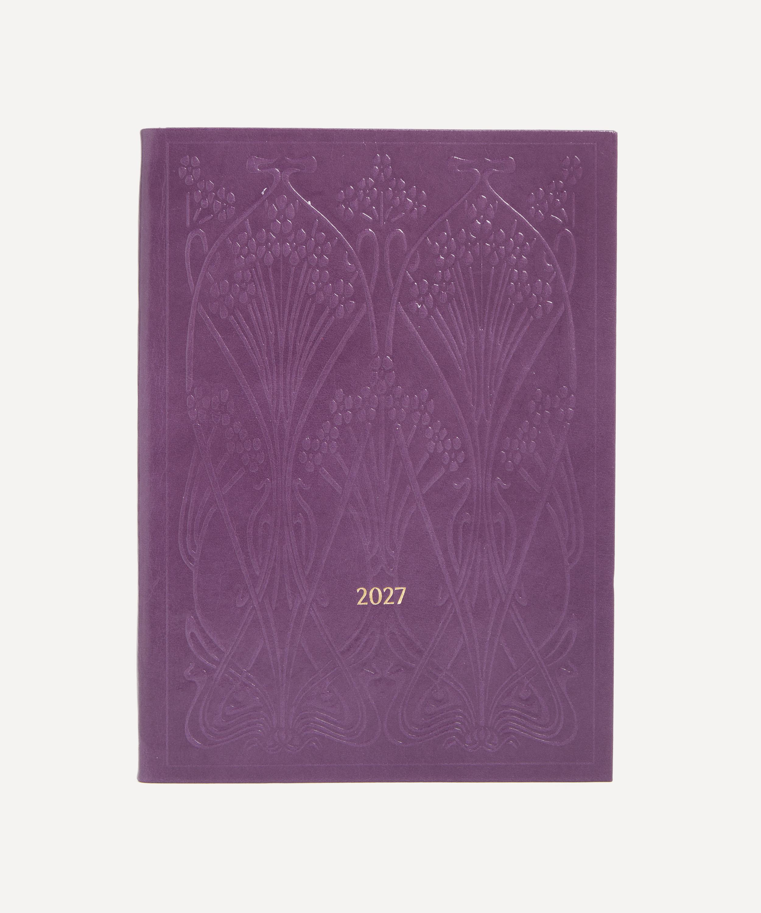 Liberty Ianthe Medium Leather Diary 2027 In Purple