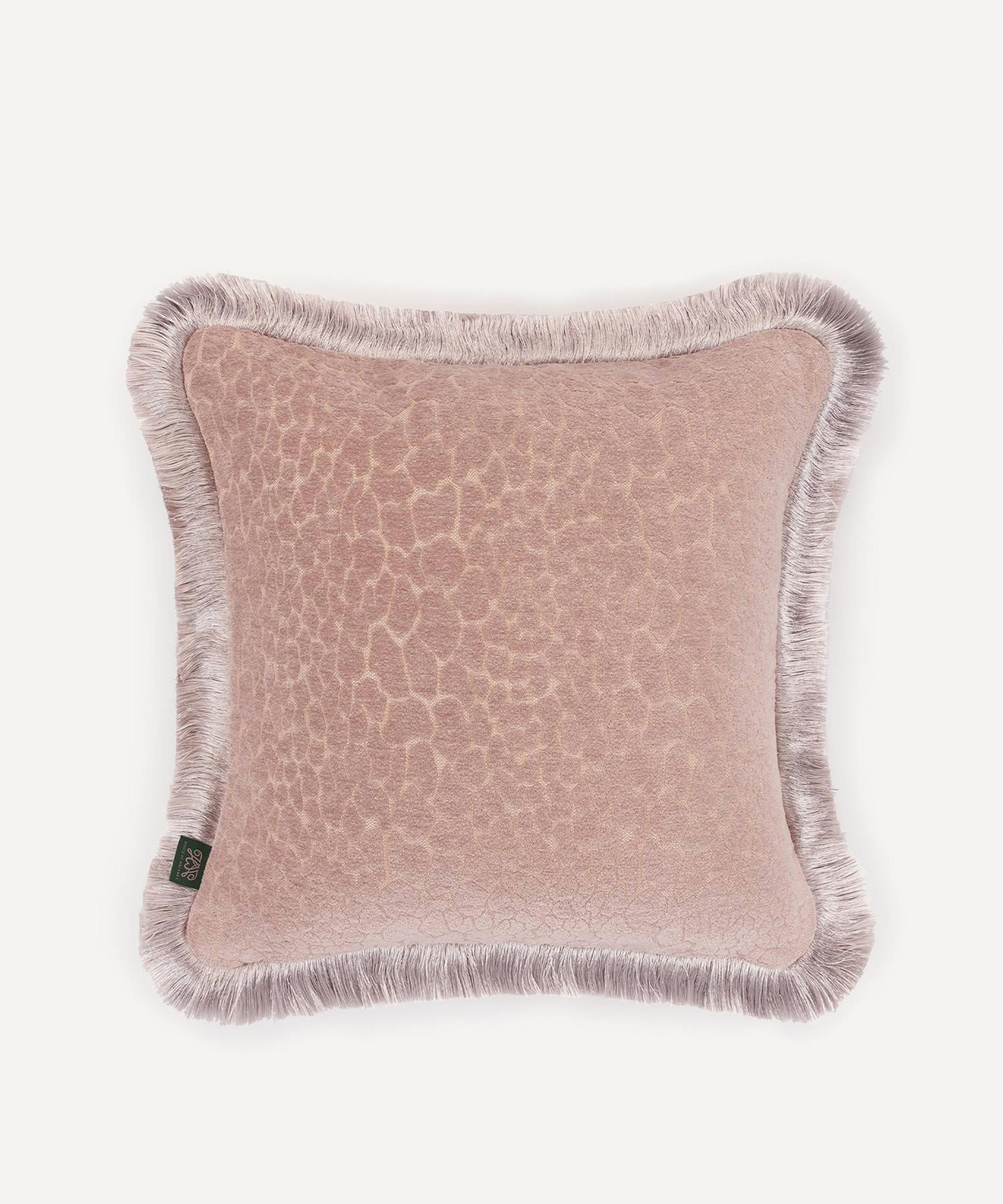House of Hackney Mara Jacquard Medium Fringed Cushion