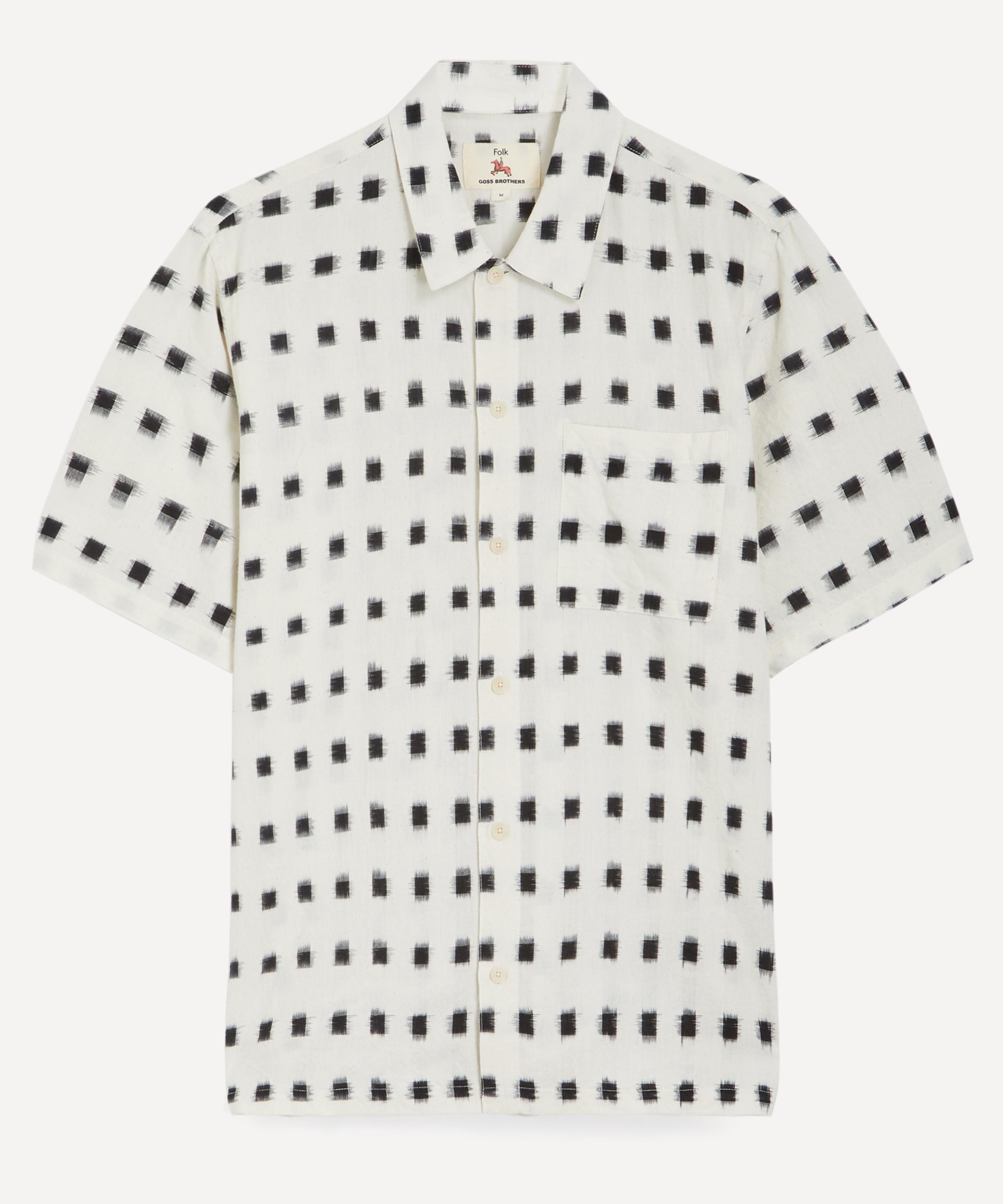 Folk Mens Gabe Short-sleeve Shirt In Multi