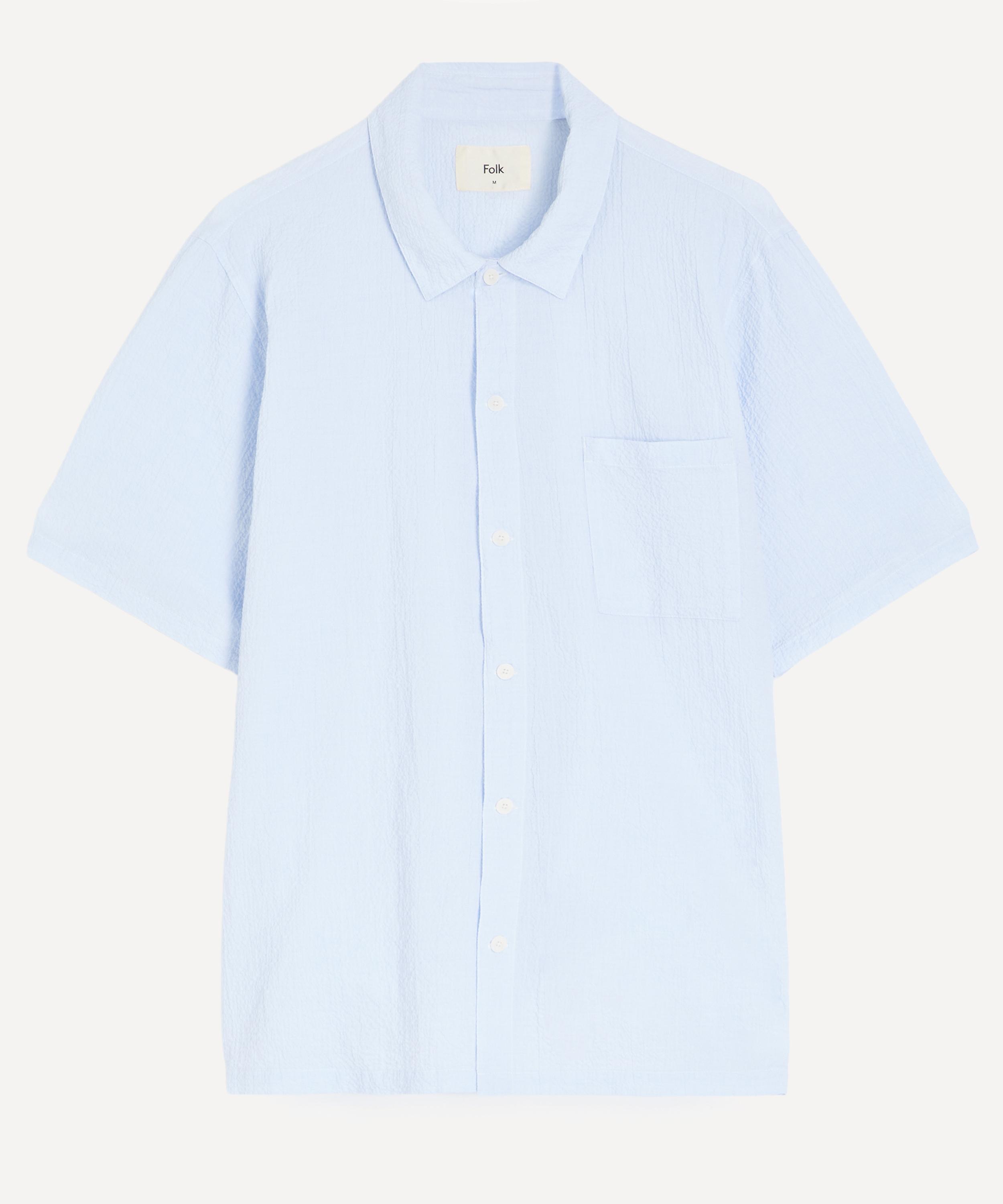 Folk Mens Gabe Short-sleeve Shirt In Multi