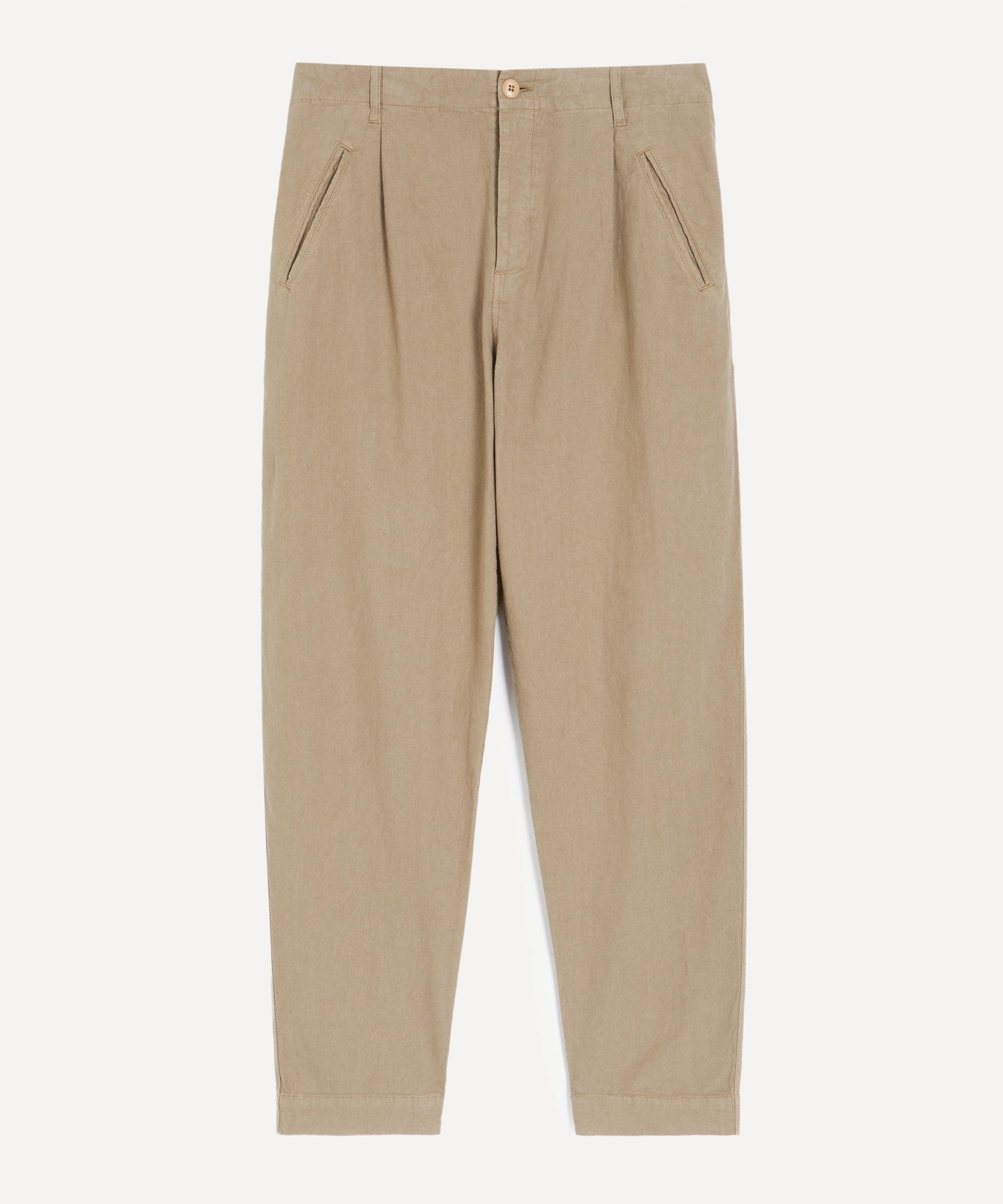 Folk Mens Khaki Assembly Trousers