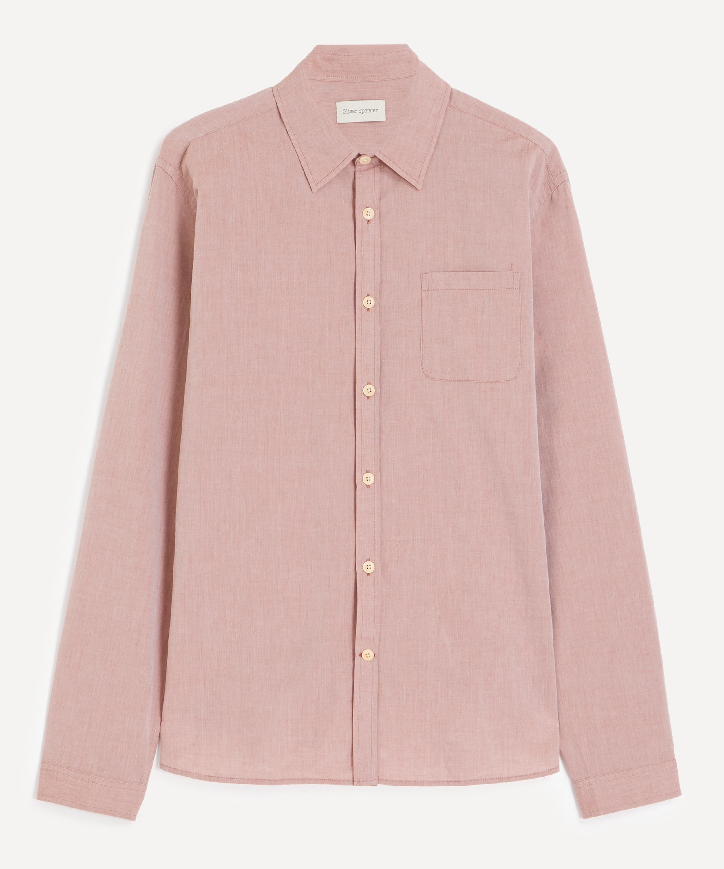Oliver Spencer Mens New York Special Arden Pink Shirt