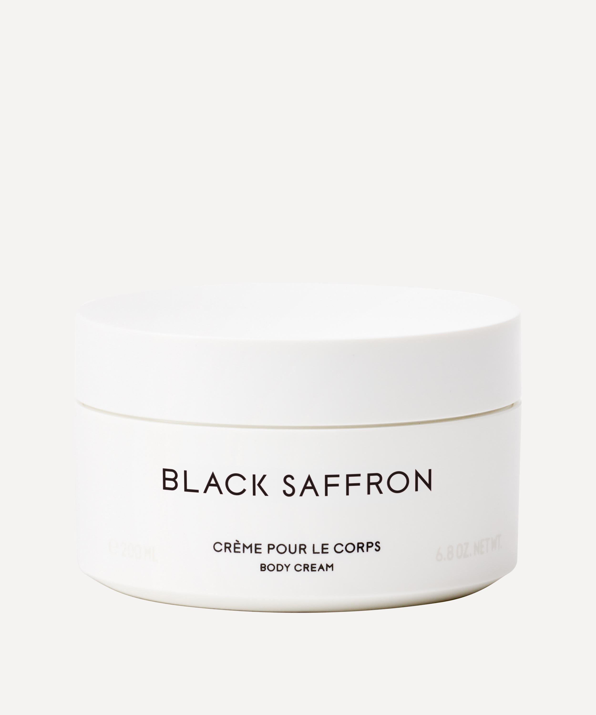 Byredo Black Saffron Body Cream 200ml In White