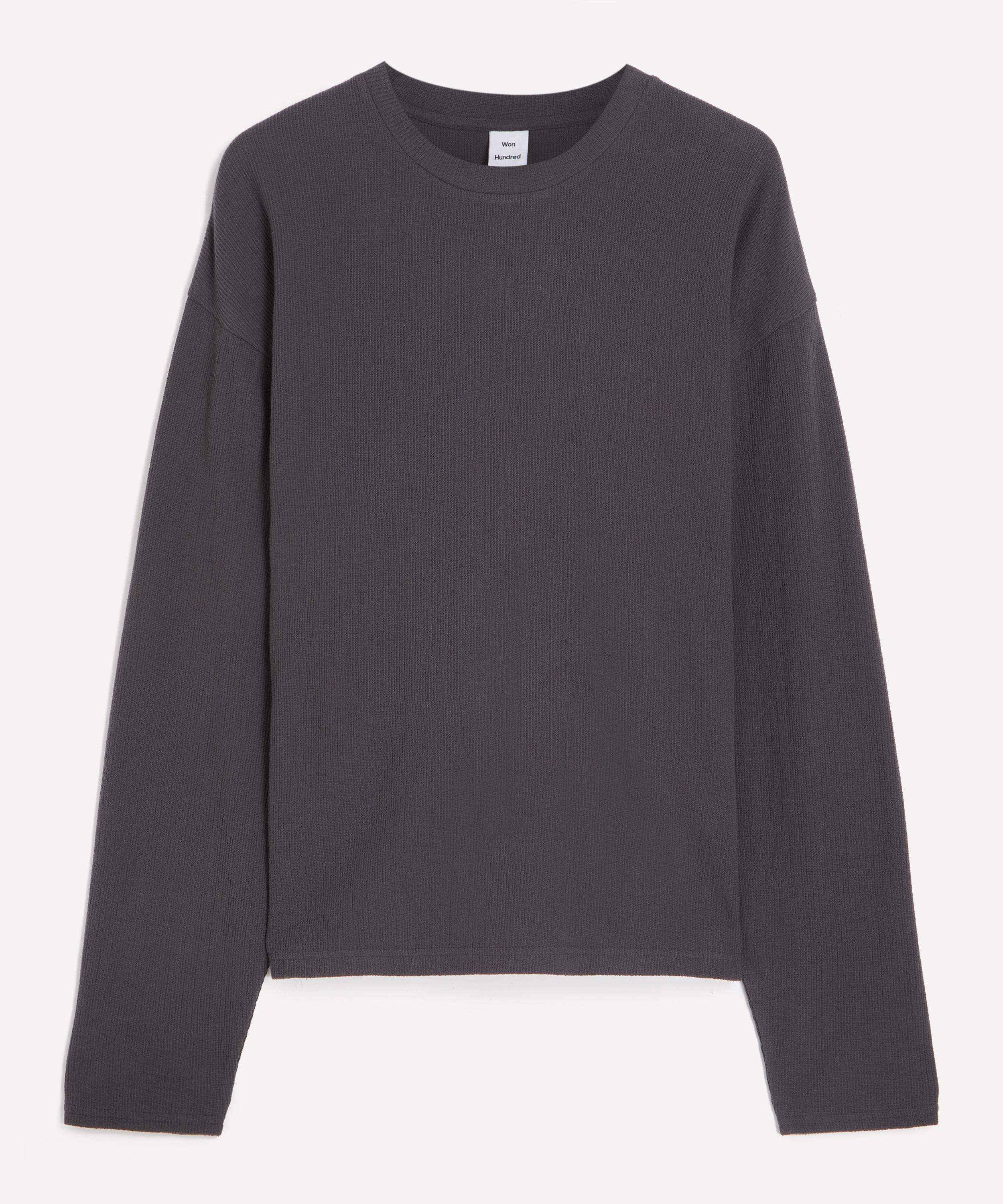 Won Hundred Mens Steven Long-sleeved T-shirt In Brown
