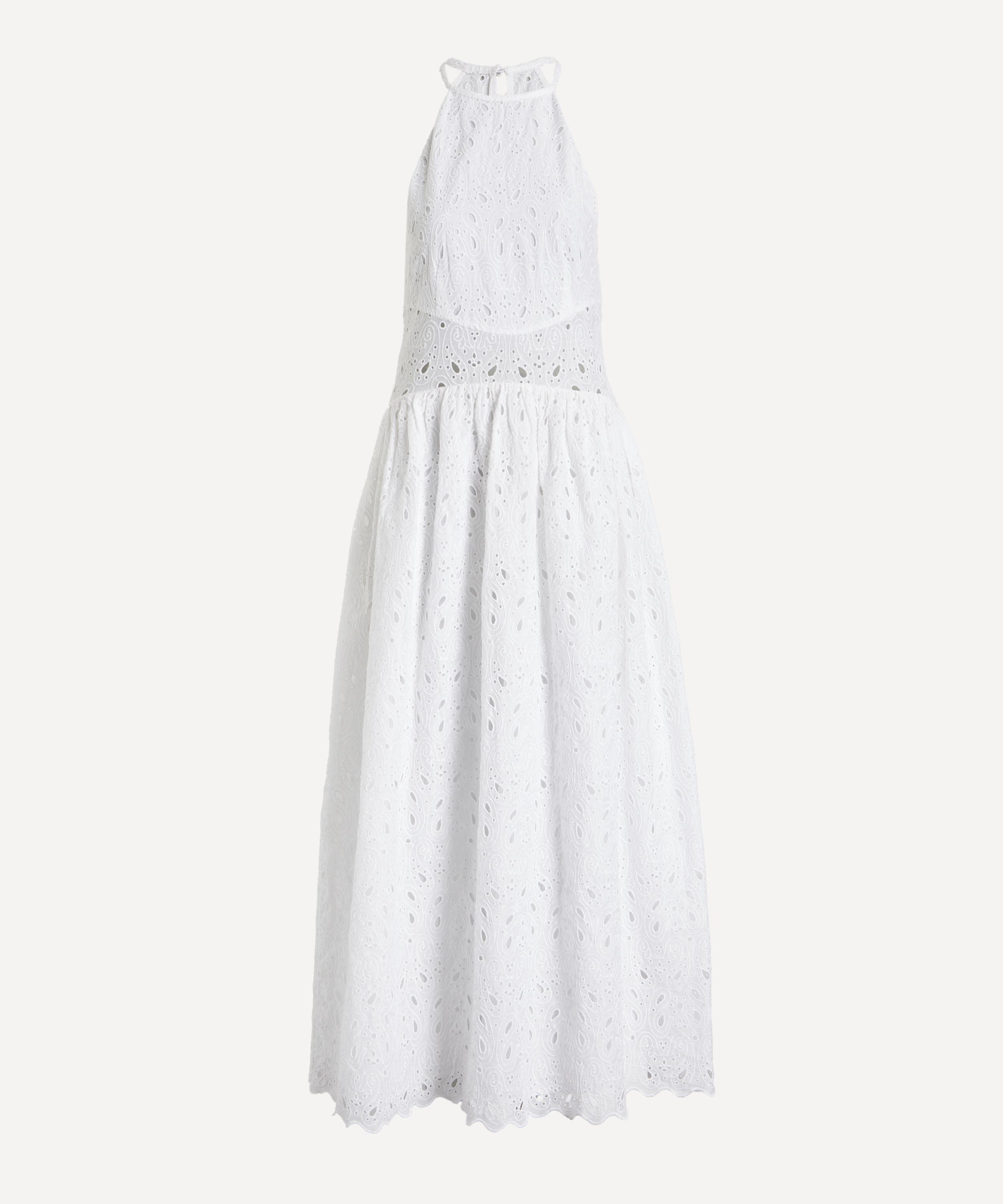 Frame Women's Paisley Eyelet Dress In White