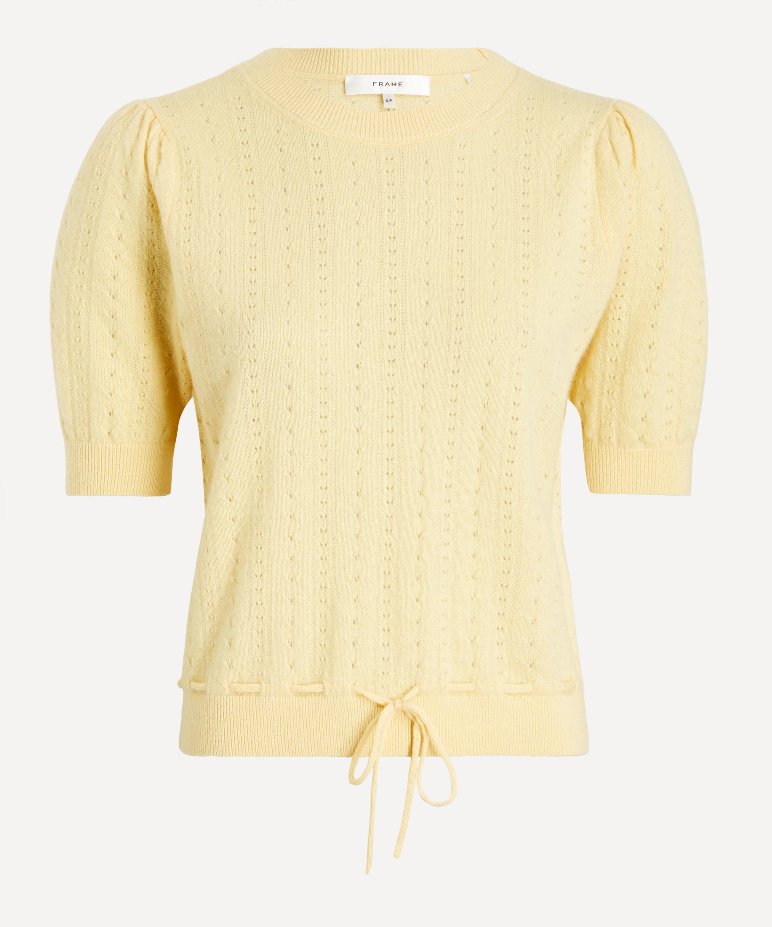 Frame Women's Cashmere Charm Jumper In Yellow