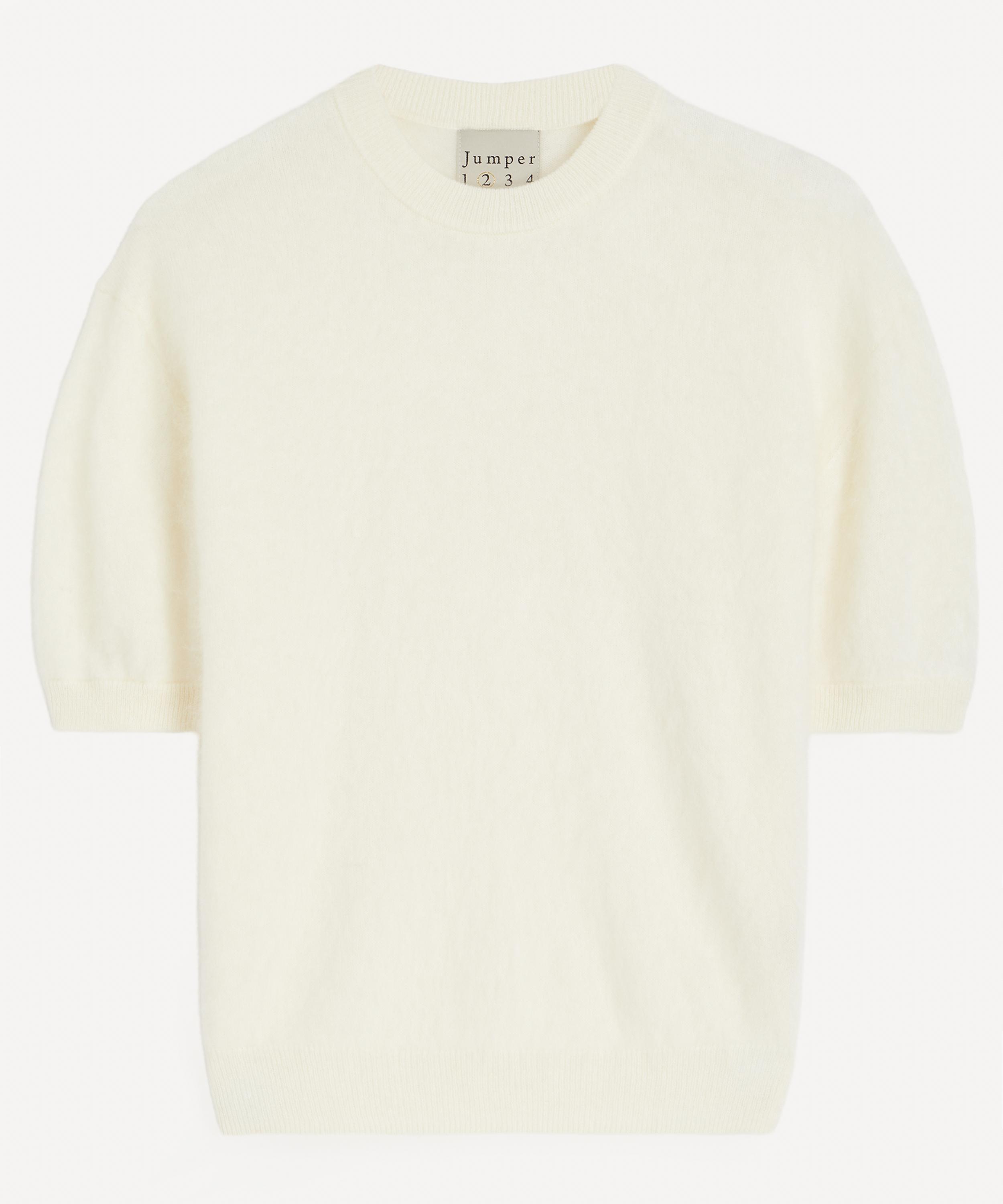 Jumper 1234 Women's Oversized Brushed T-shirt In Cream
