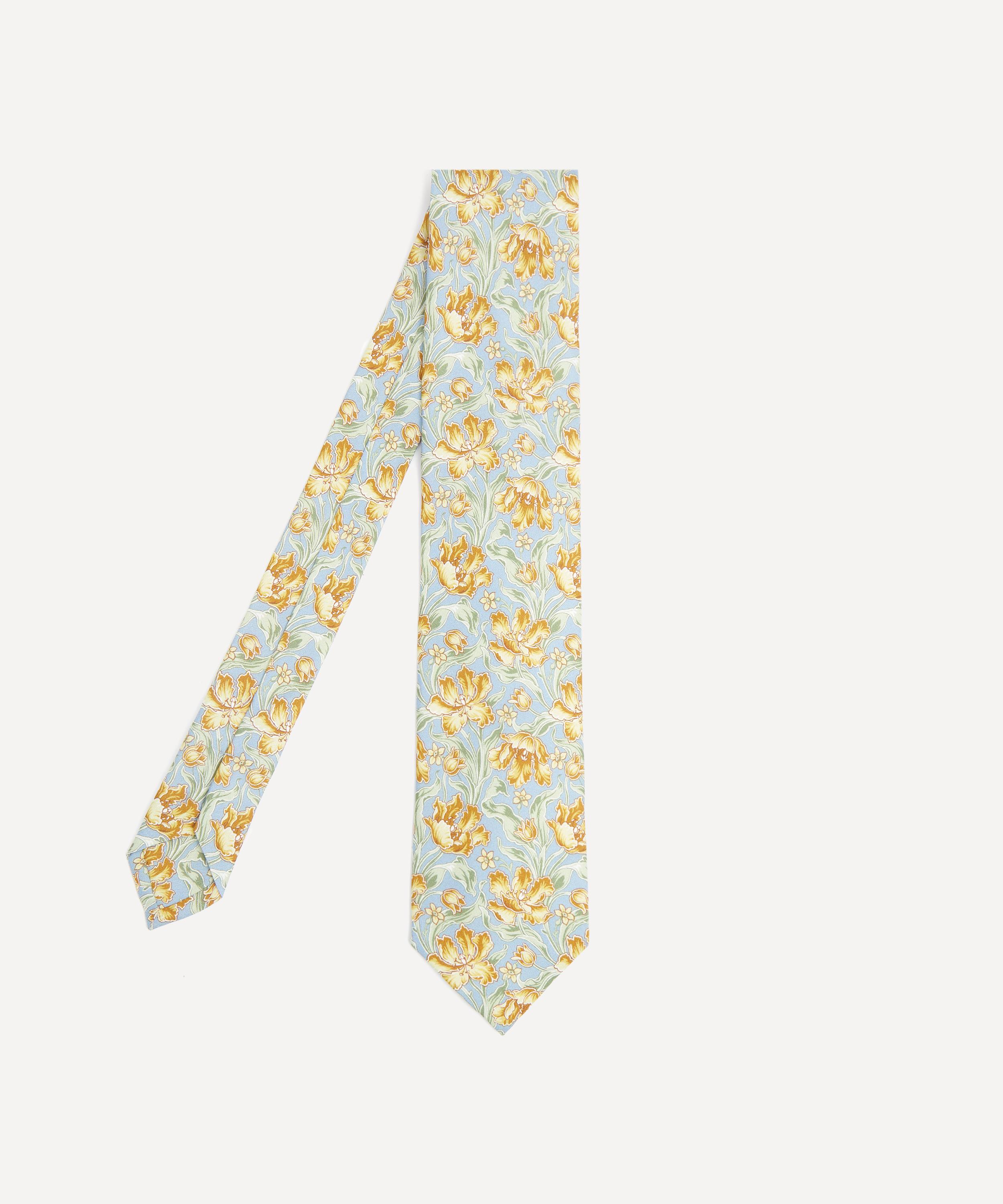 Liberty Mens Archive Tulip Garden Silk Tie In Multi