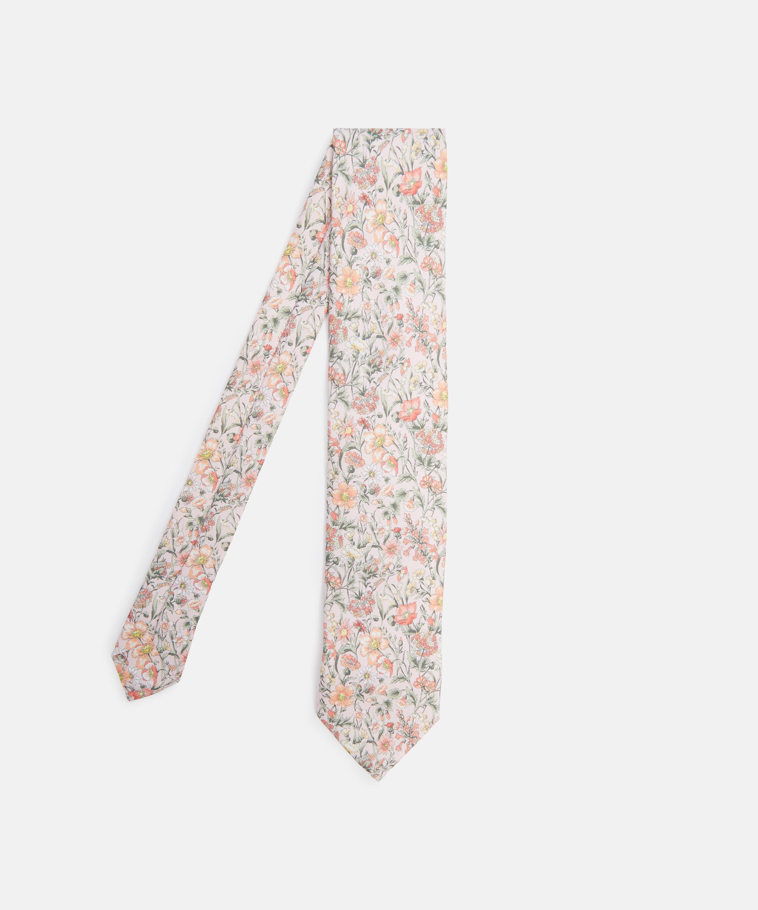 Liberty Mens Rachel Meadow Silk Tie In Multi