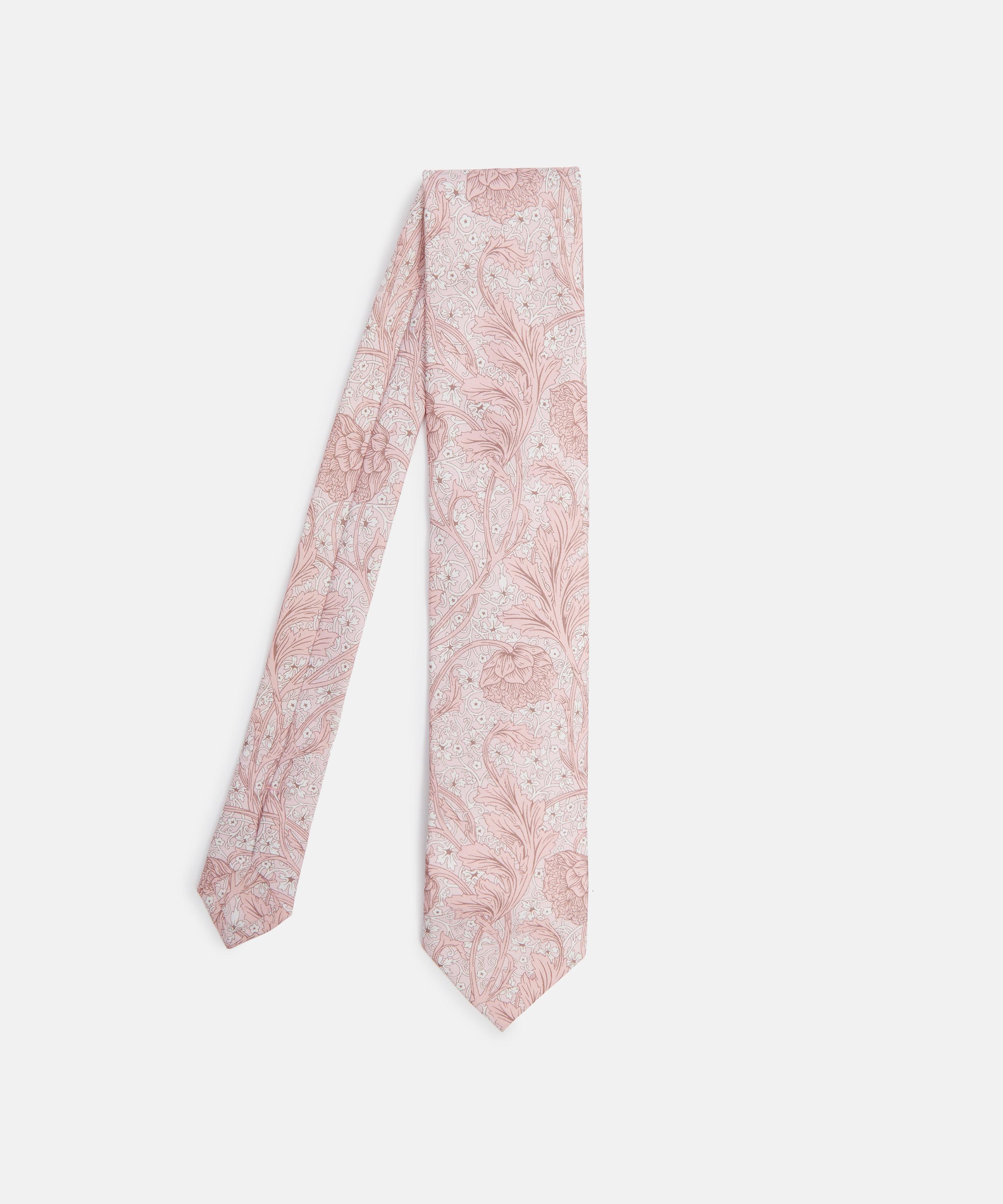 Liberty Mens Arcadia Trail Silk Tie In Pink