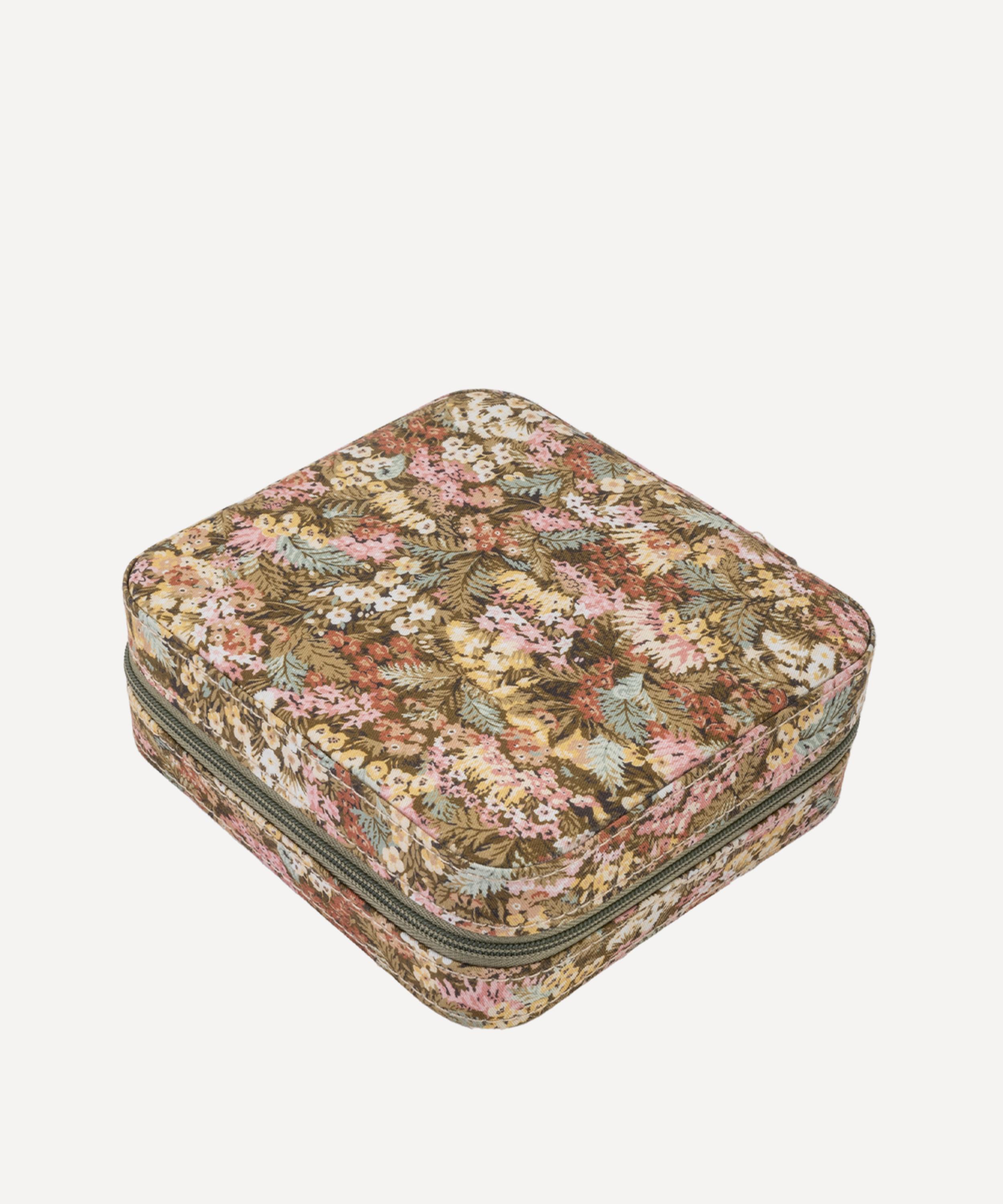 Bon Dep Connie Evelyn Tana Lawn Cotton Octagon Jewellery Box In Multi